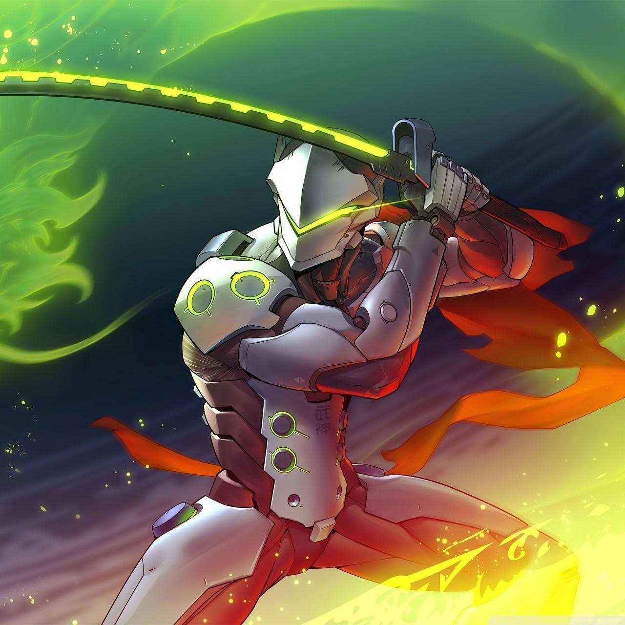 Genji Overwatch 2 Background