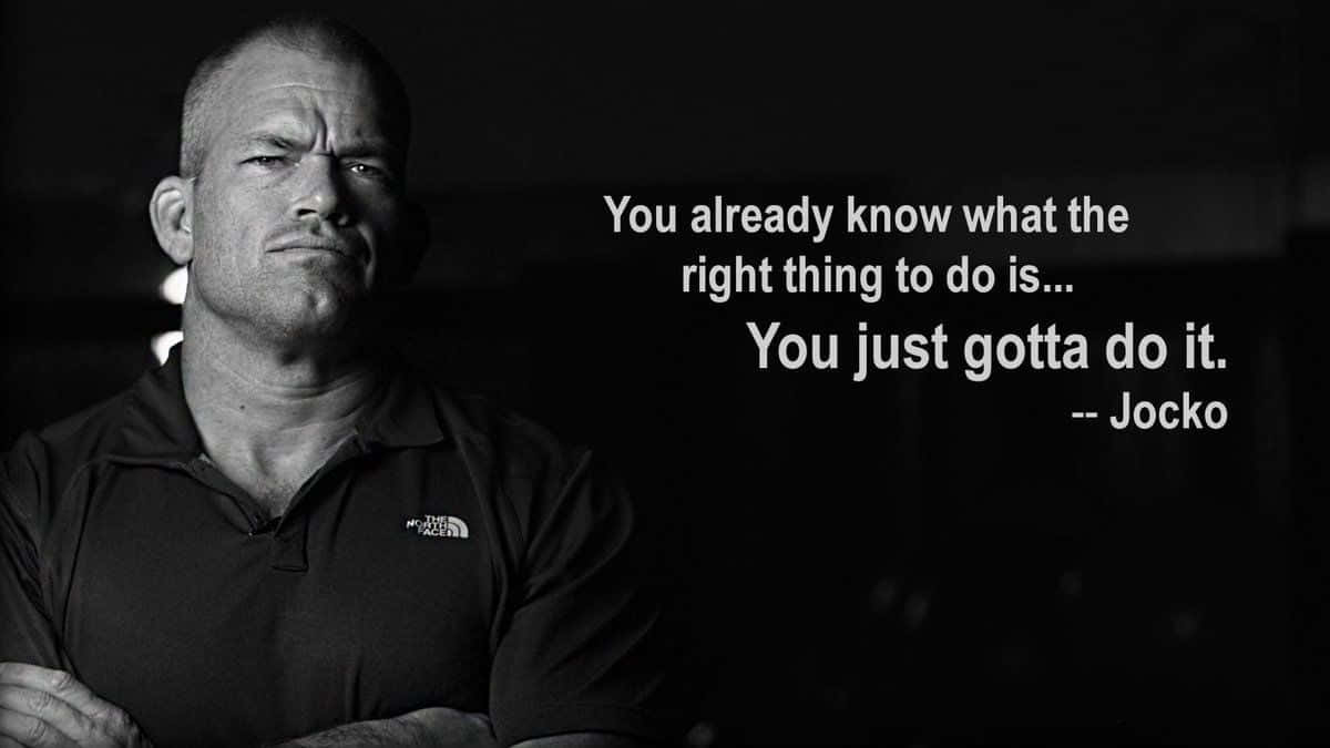 Gentle Reminder From Jocko Willink Background