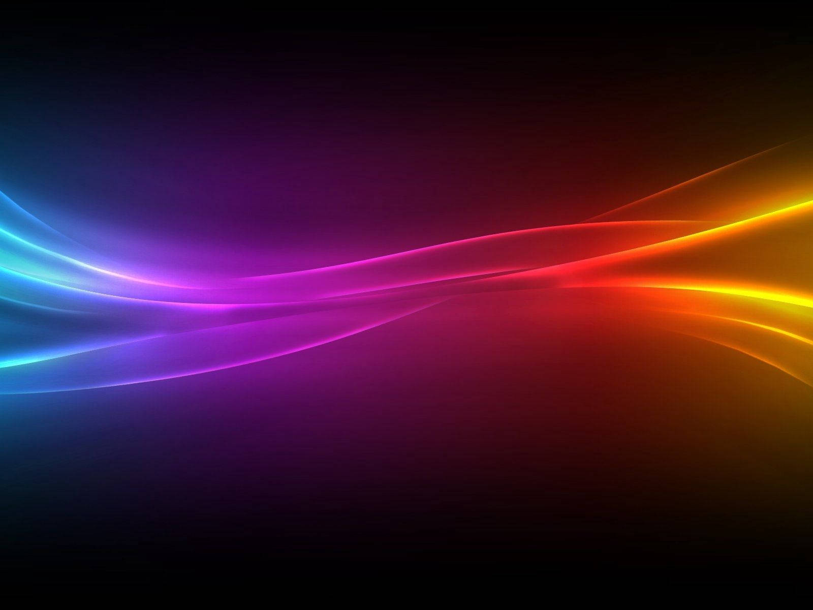 Genuine Colored Wave Lines Background