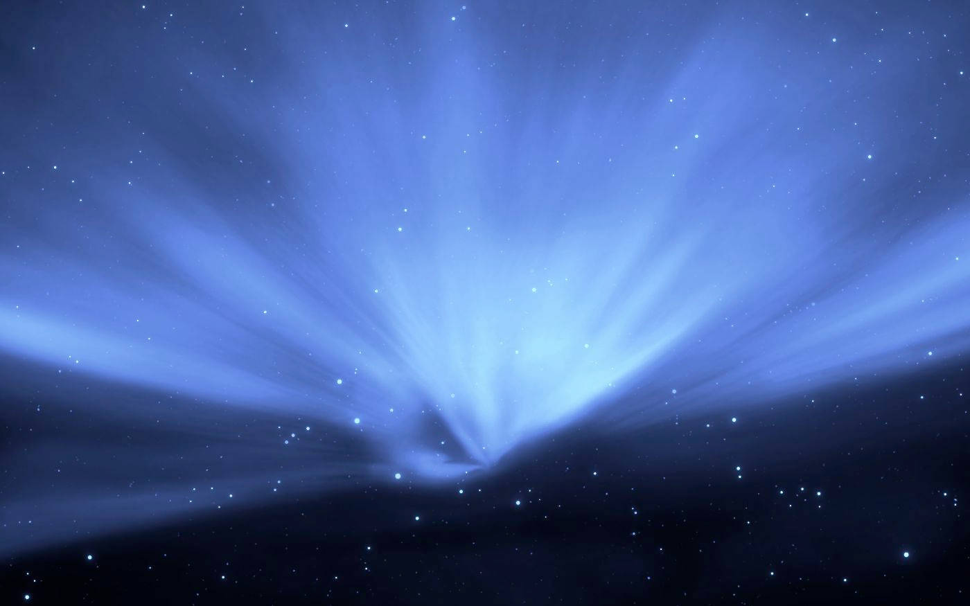 Genuine Cool Blue Aurora