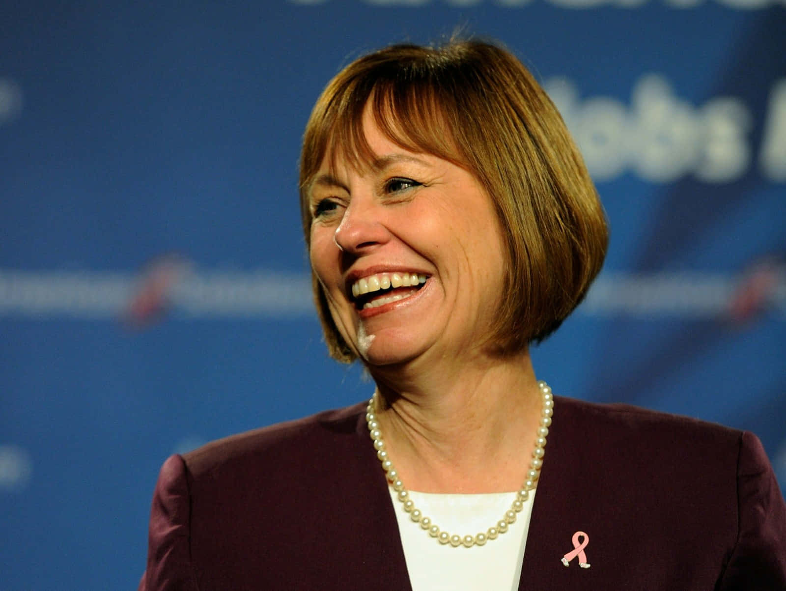Genuine Smile Of Sharron Angle Background