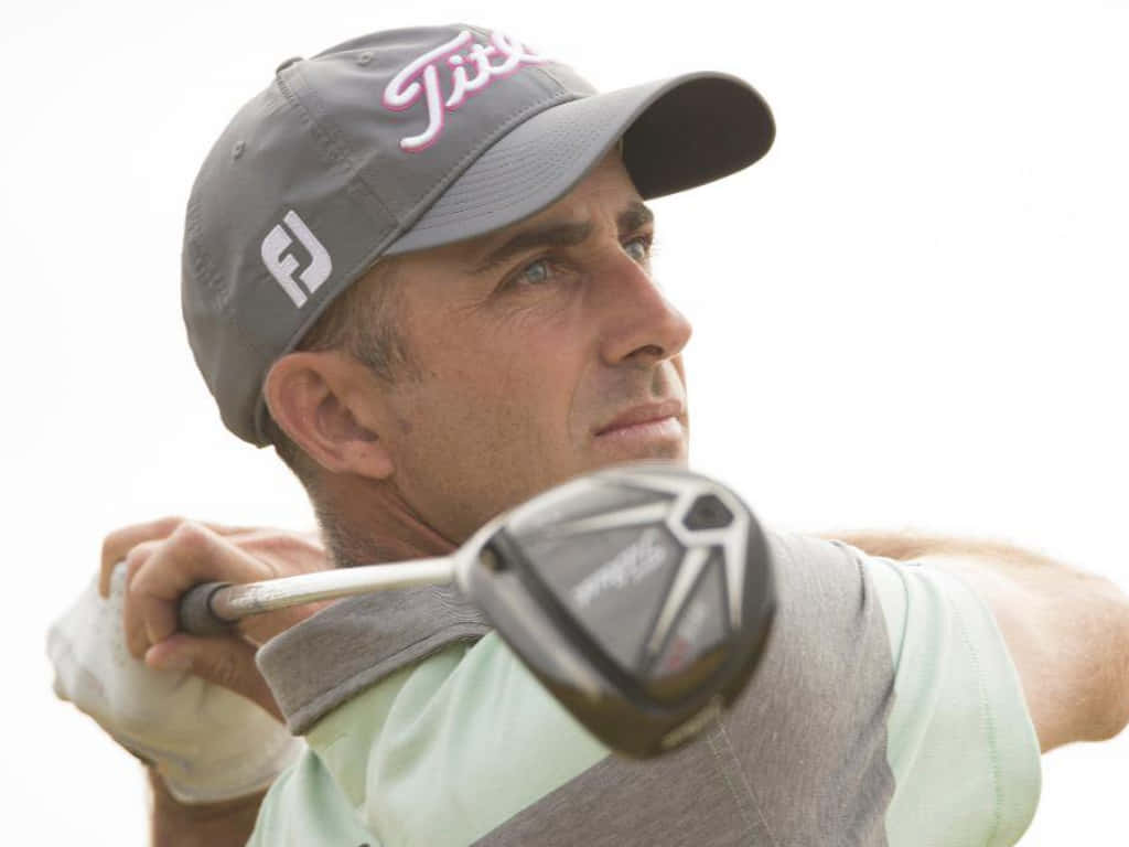 Geoff Ogilvy And Golf Club Background