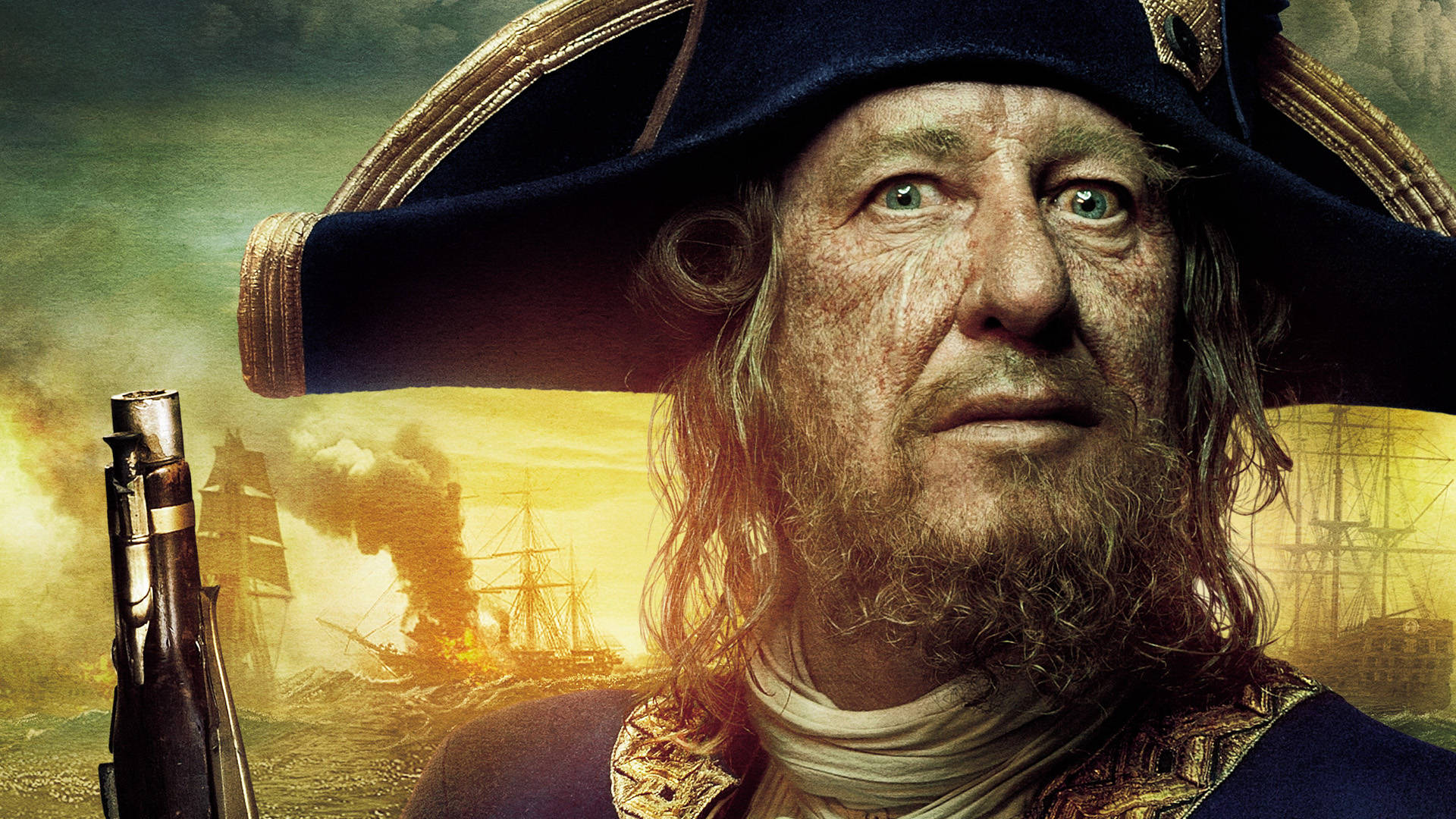 Geoffrey Rush Captain Barbosa.