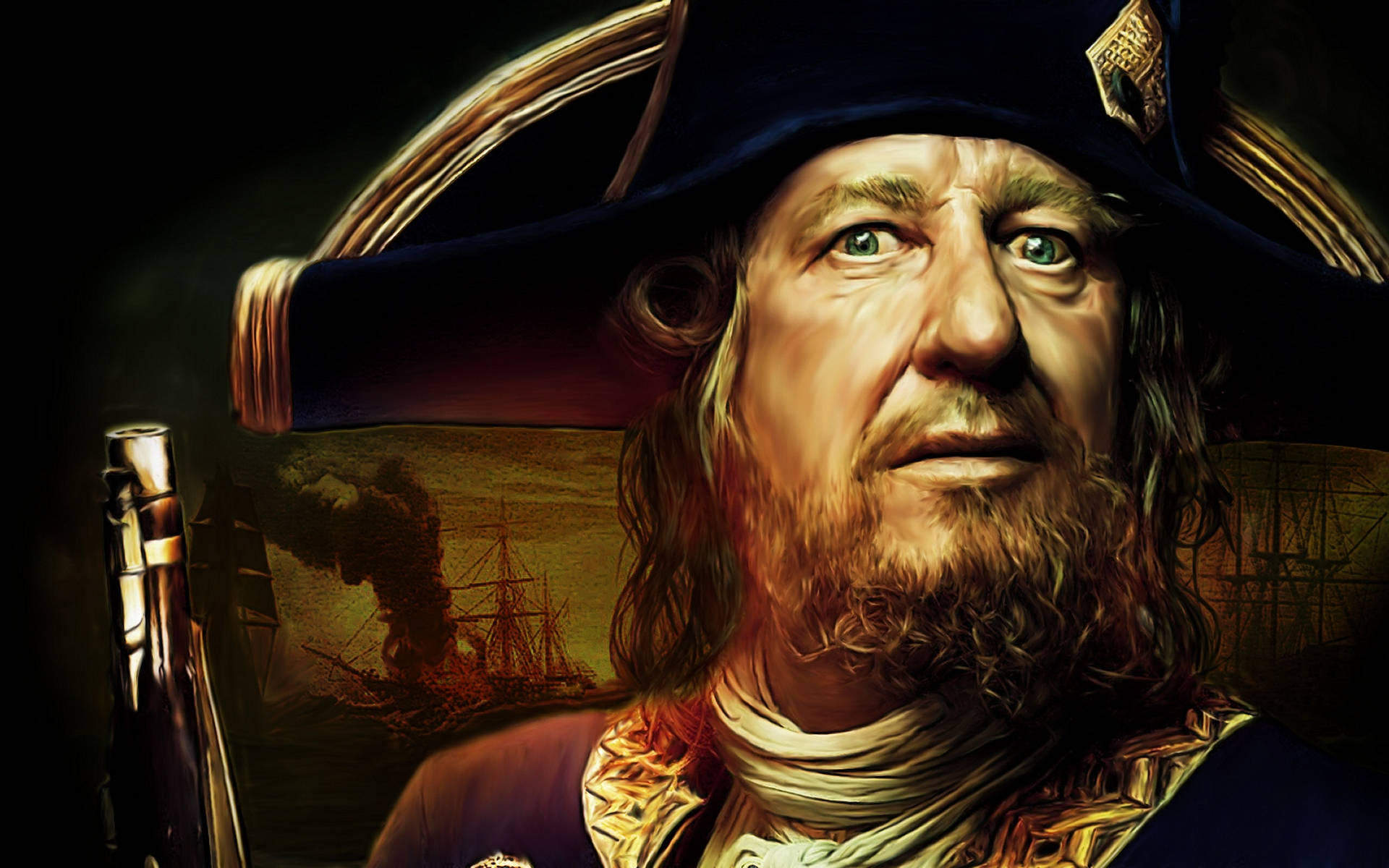 Geoffrey Rush Hector Barbossa Background