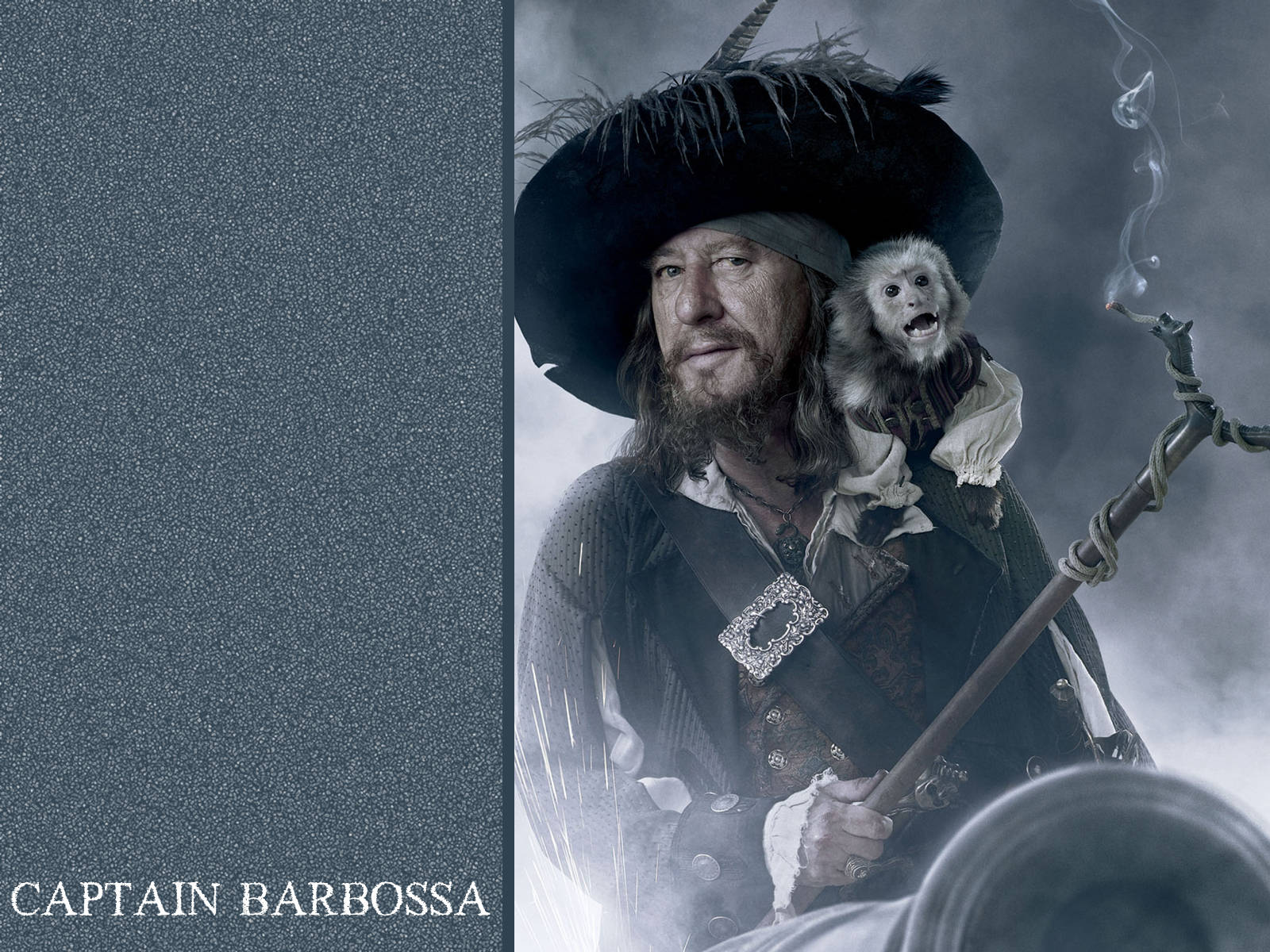 Geoffrey Rush Hector Barbossa Pirate Film Background