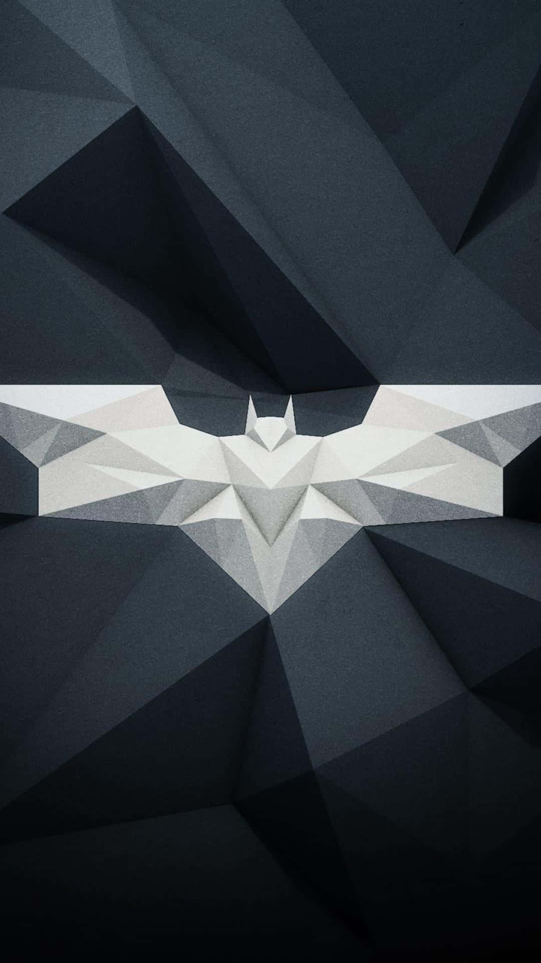 Geometric Batman Symboli Phone Wallpaper Background