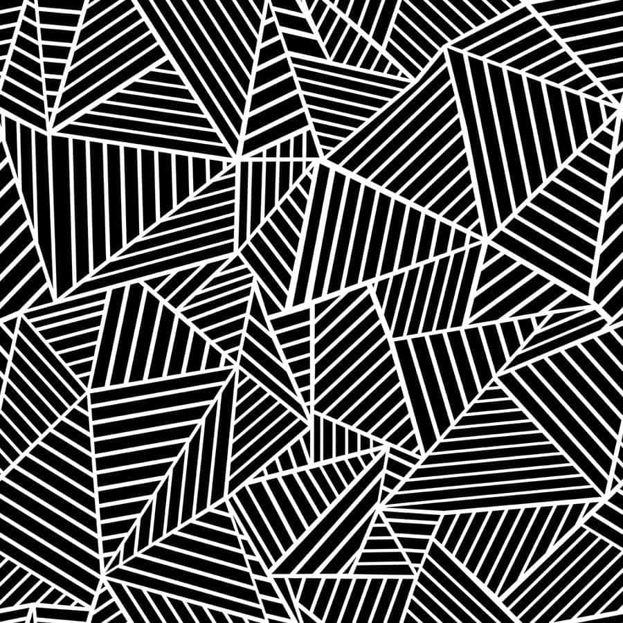 Geometric Black And White Pattern Background