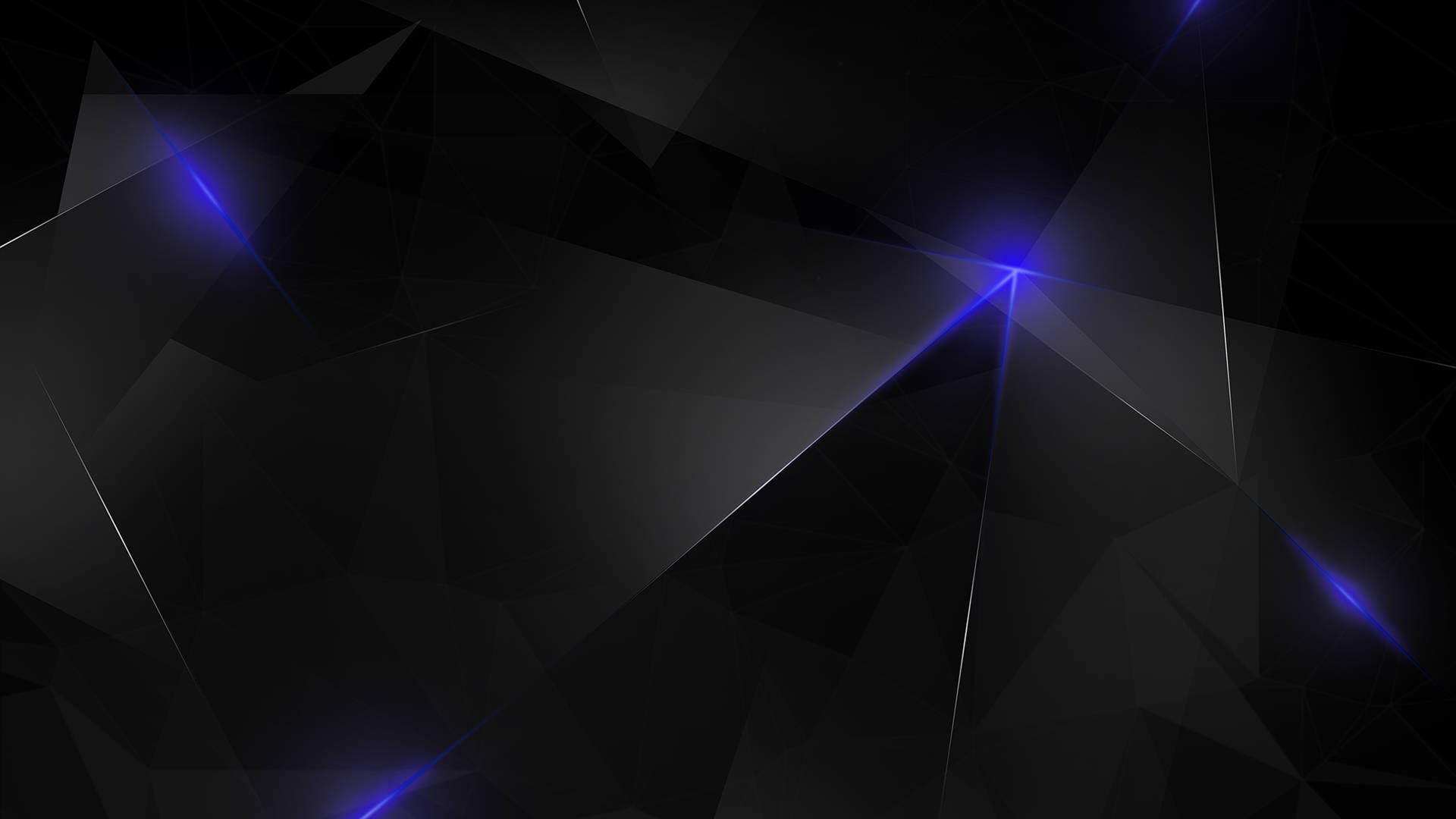 Geometric Dark And Blue Aesthetic Laptop Background