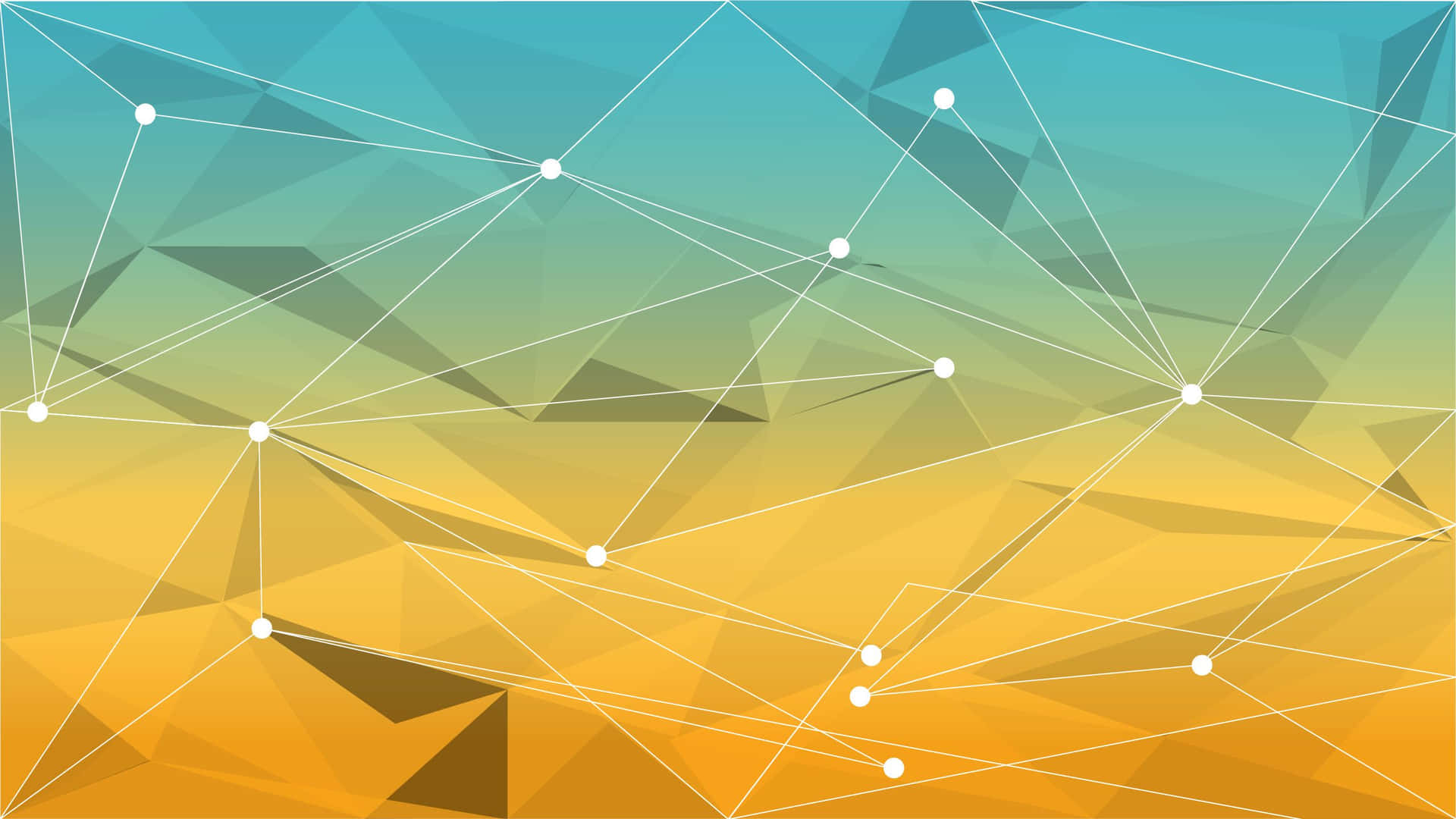 Geometric Desktop With Colorful Patterns Background