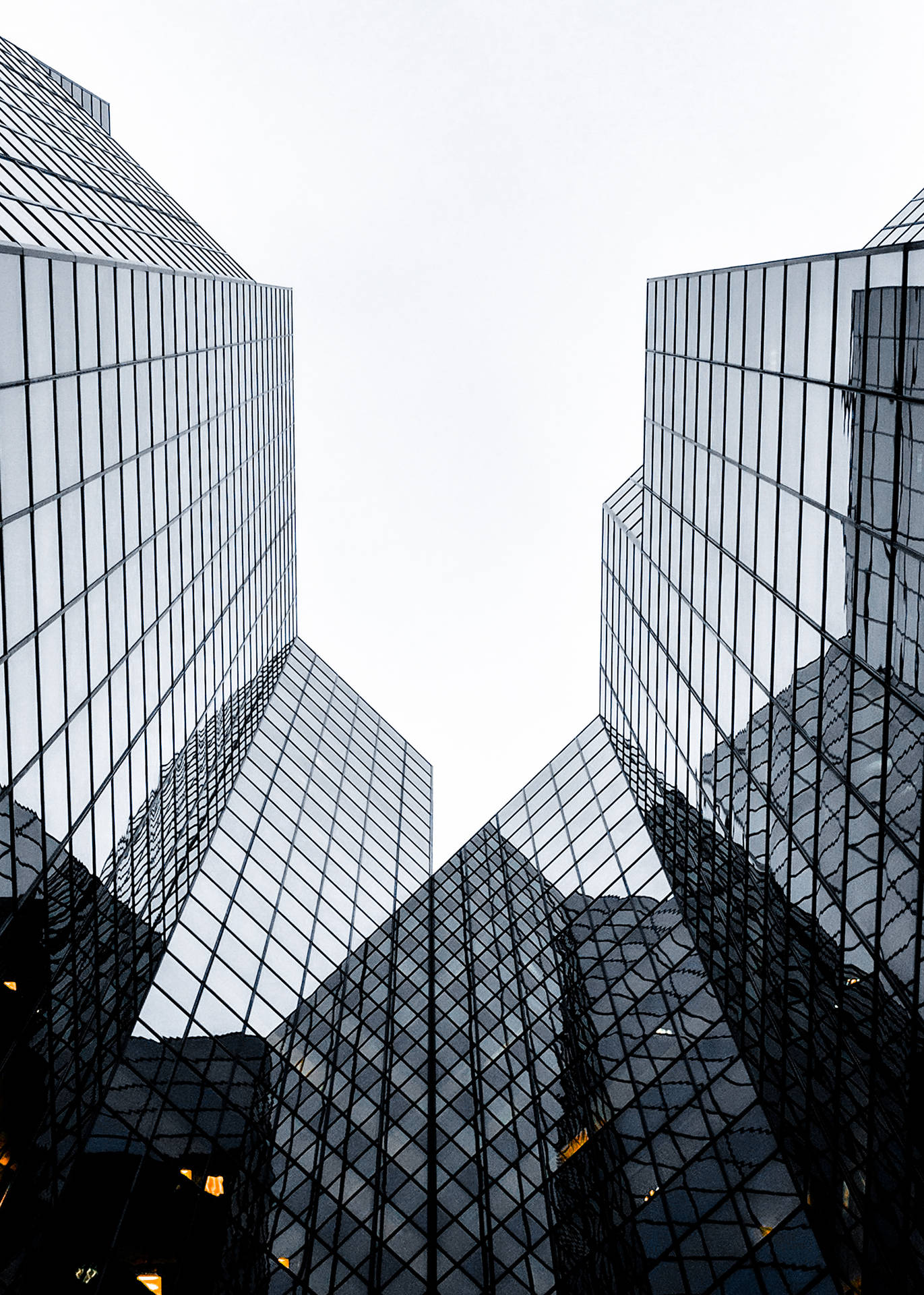 Geometric Glass Skyscraper