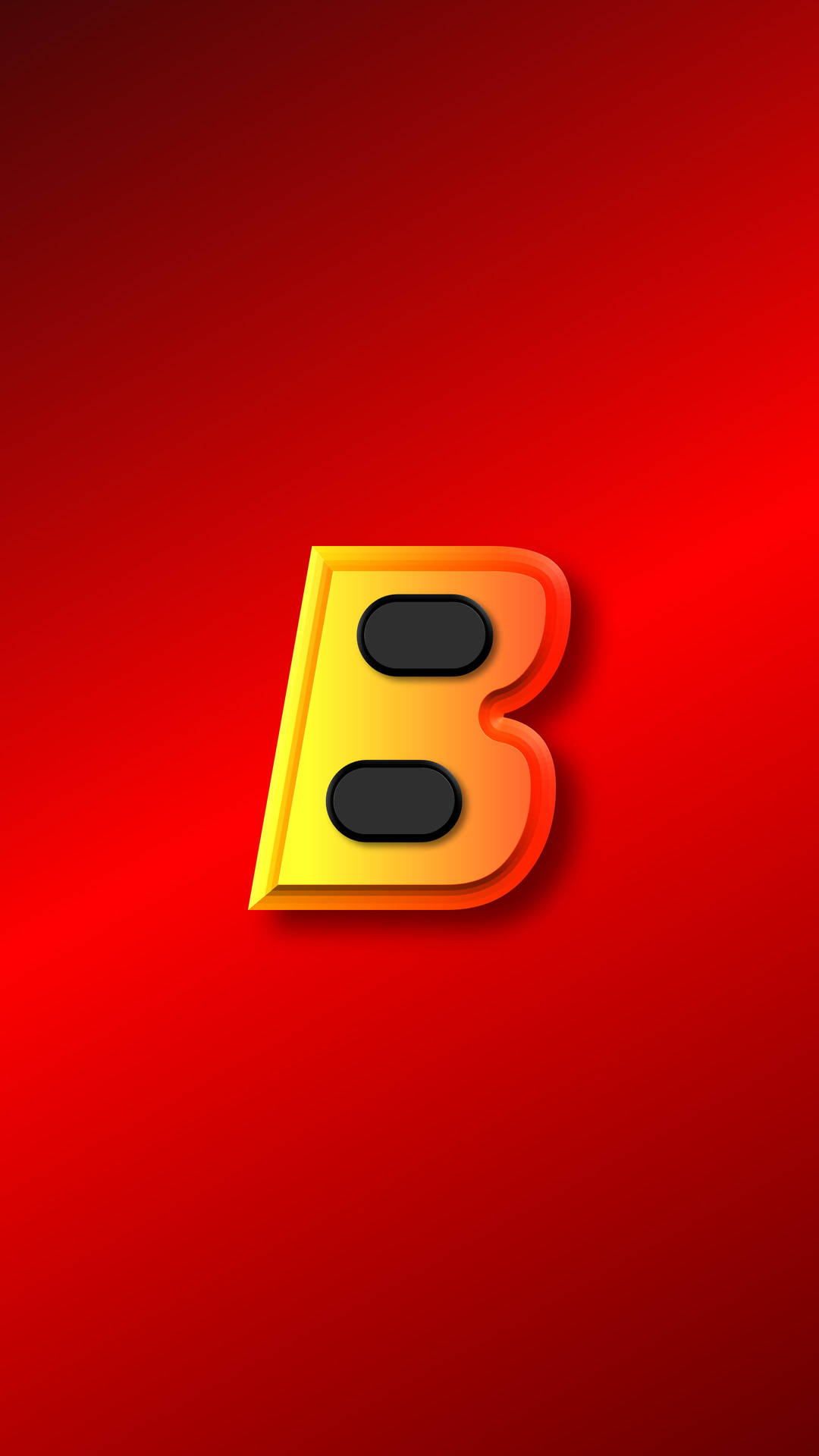 Geometric Letter B Background