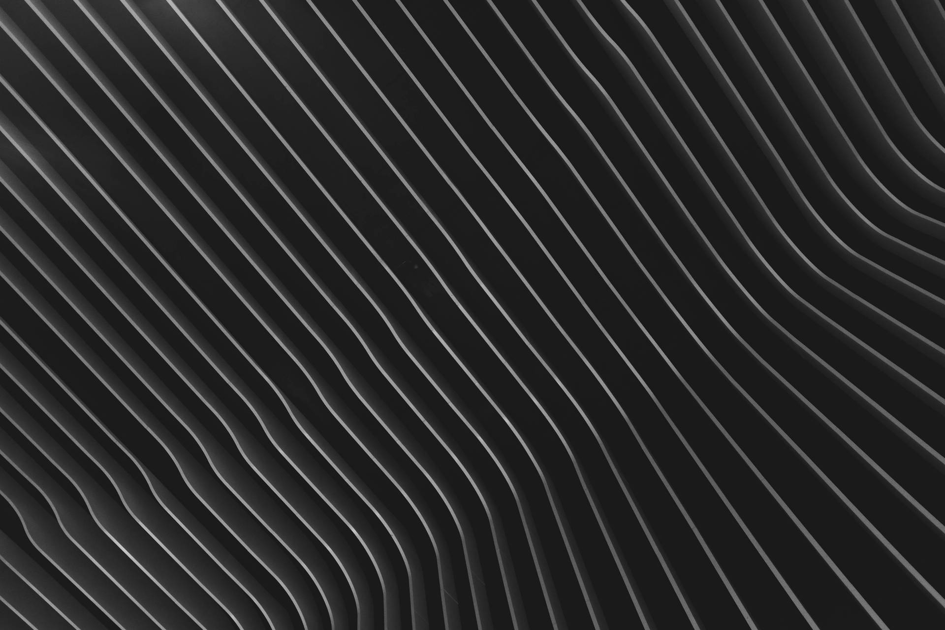 Geometric Line Pattern Black Screen 4k