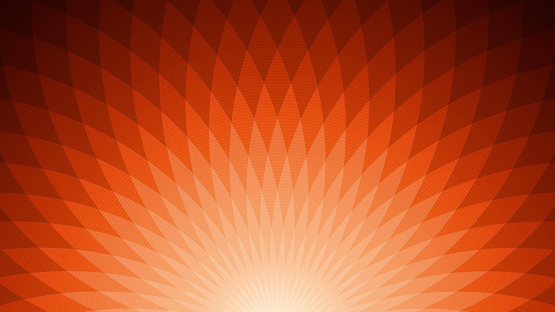 Geometric Orange Presentation Background