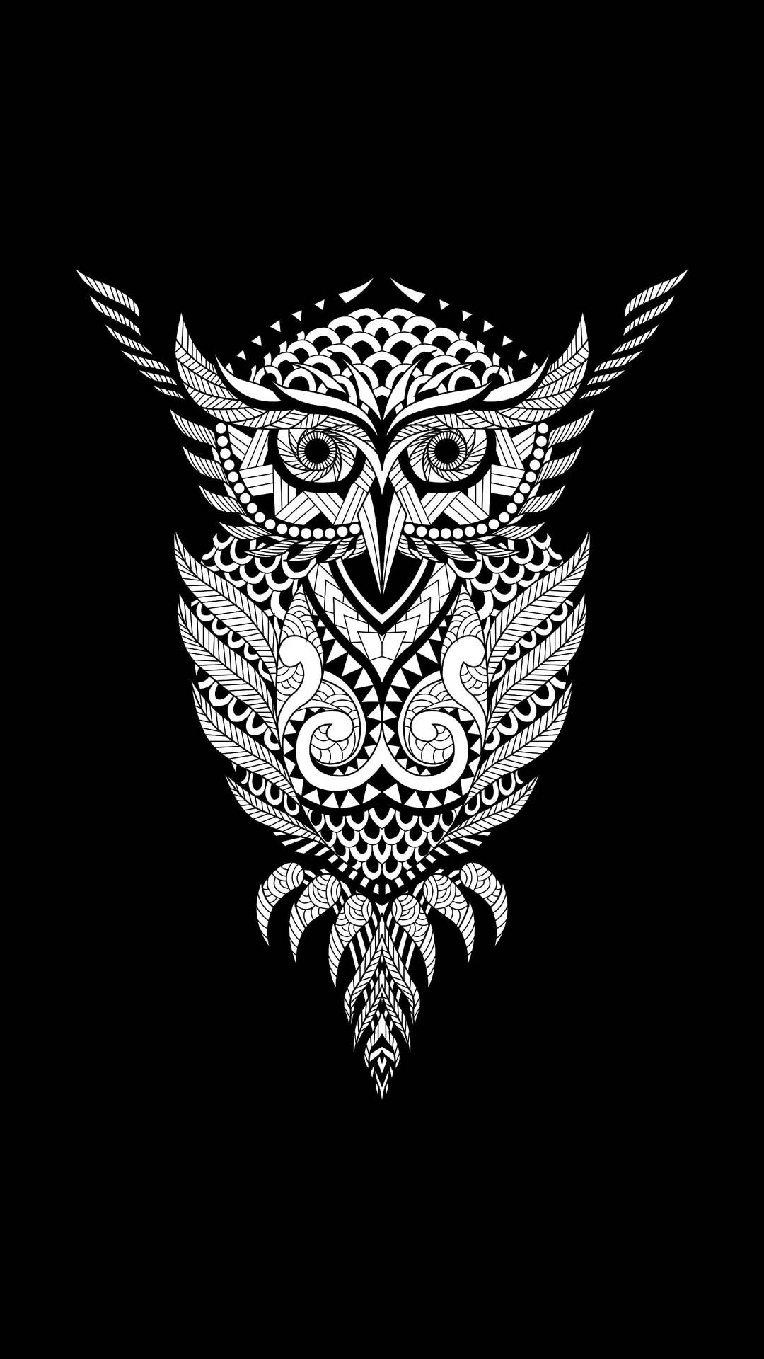 Geometric Owl Hd Tattoo