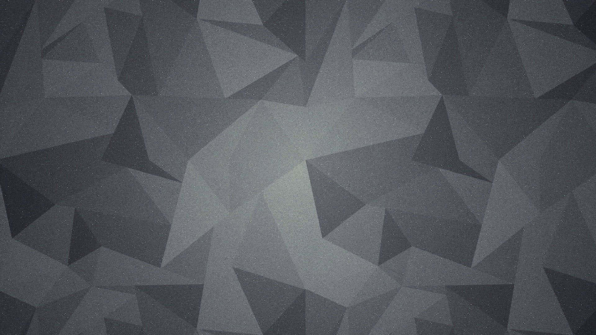 Geometric Pattern In Grey Desktop Background