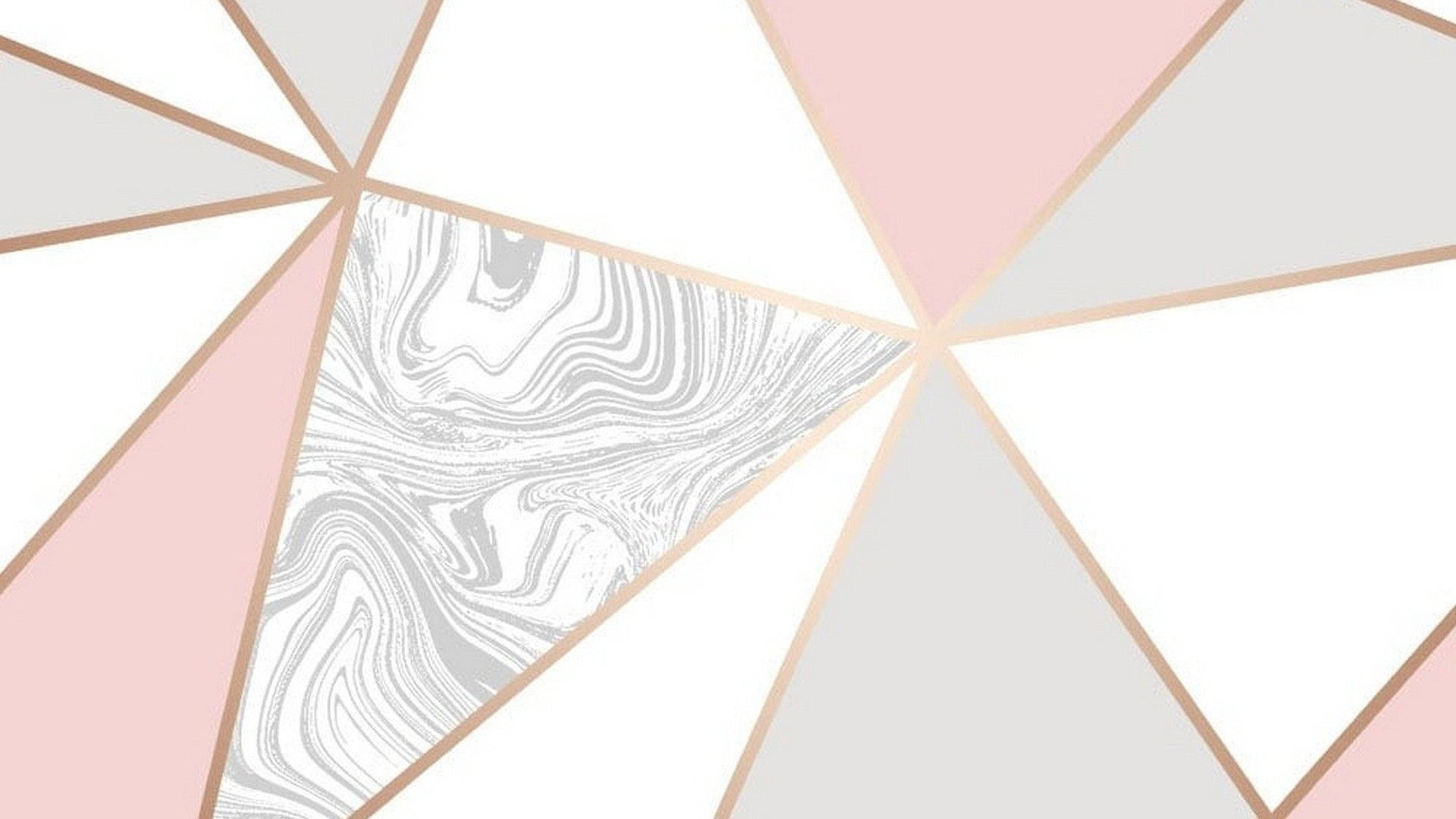 Geometric Pattern With Marble Desktop Background