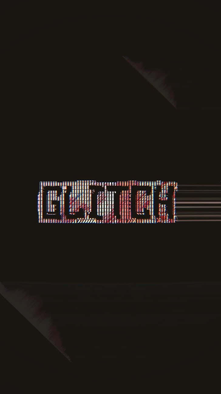 Geometric Patterns Create A Unique And Futuristic Expression With Black Glitch