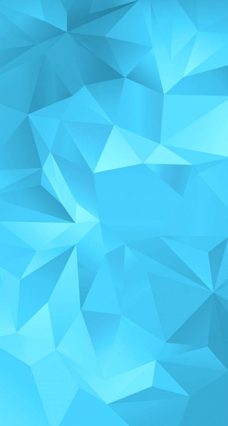 Geometric Shapes Blue Iphone Background