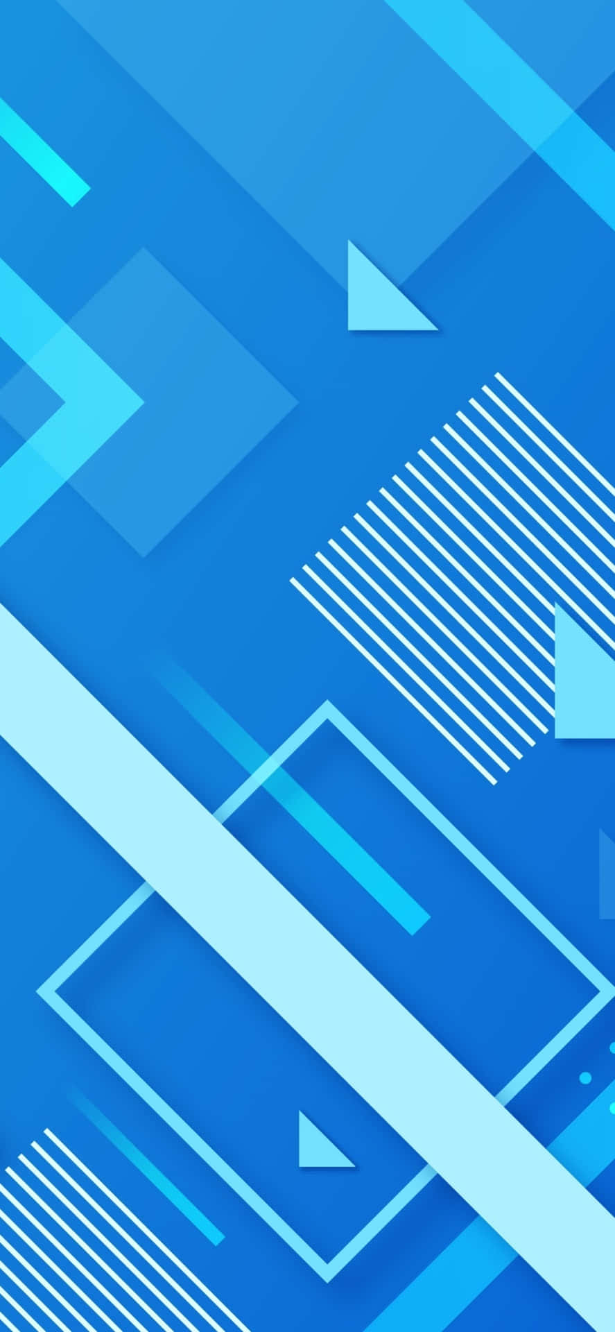 Geometric Shapes Of Blue And Purple Colors Come Together To Create A Mesmerizing Effect. Background