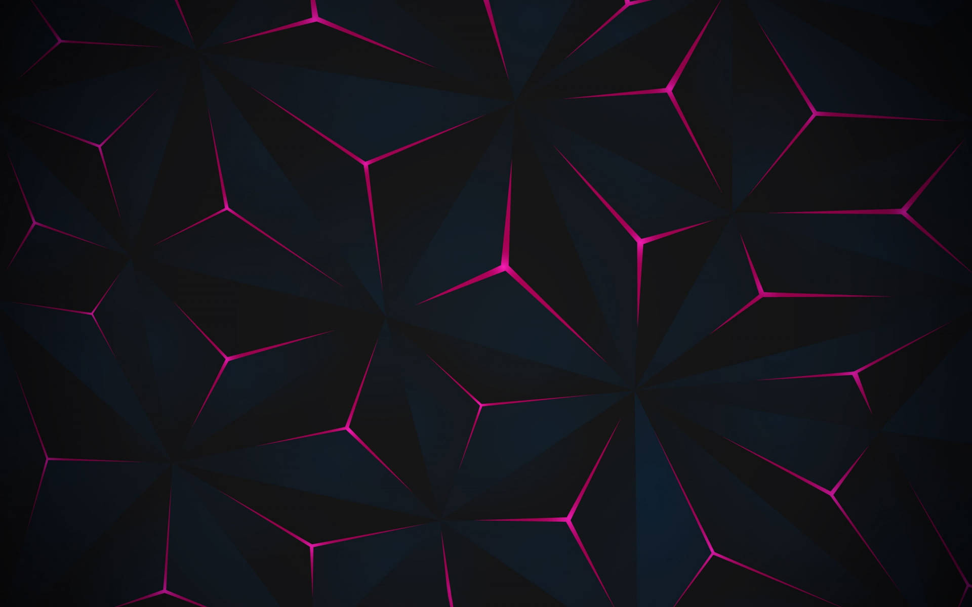 Geometric Shapes With Pink Lines Background