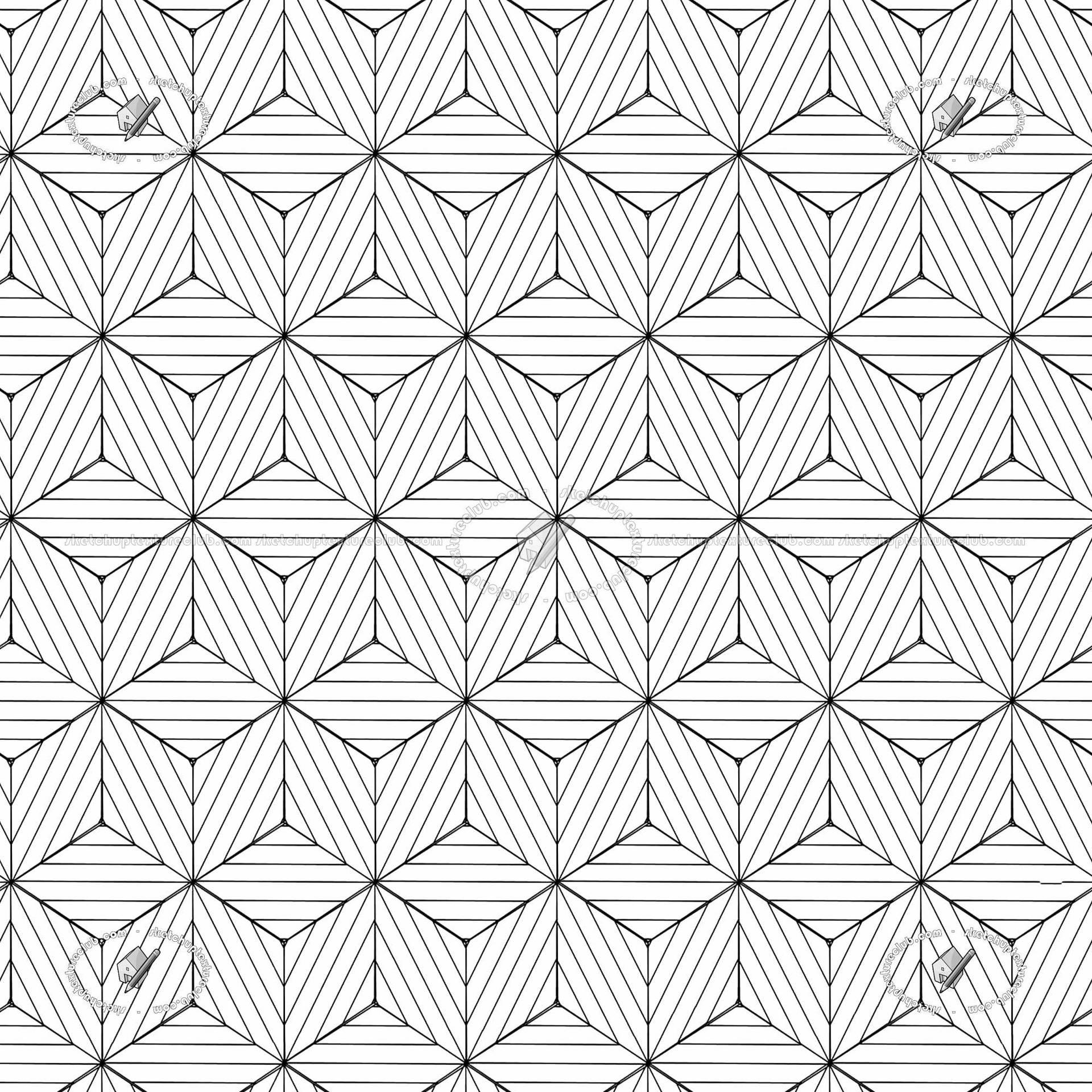 Geometric Vector White Pattern Background