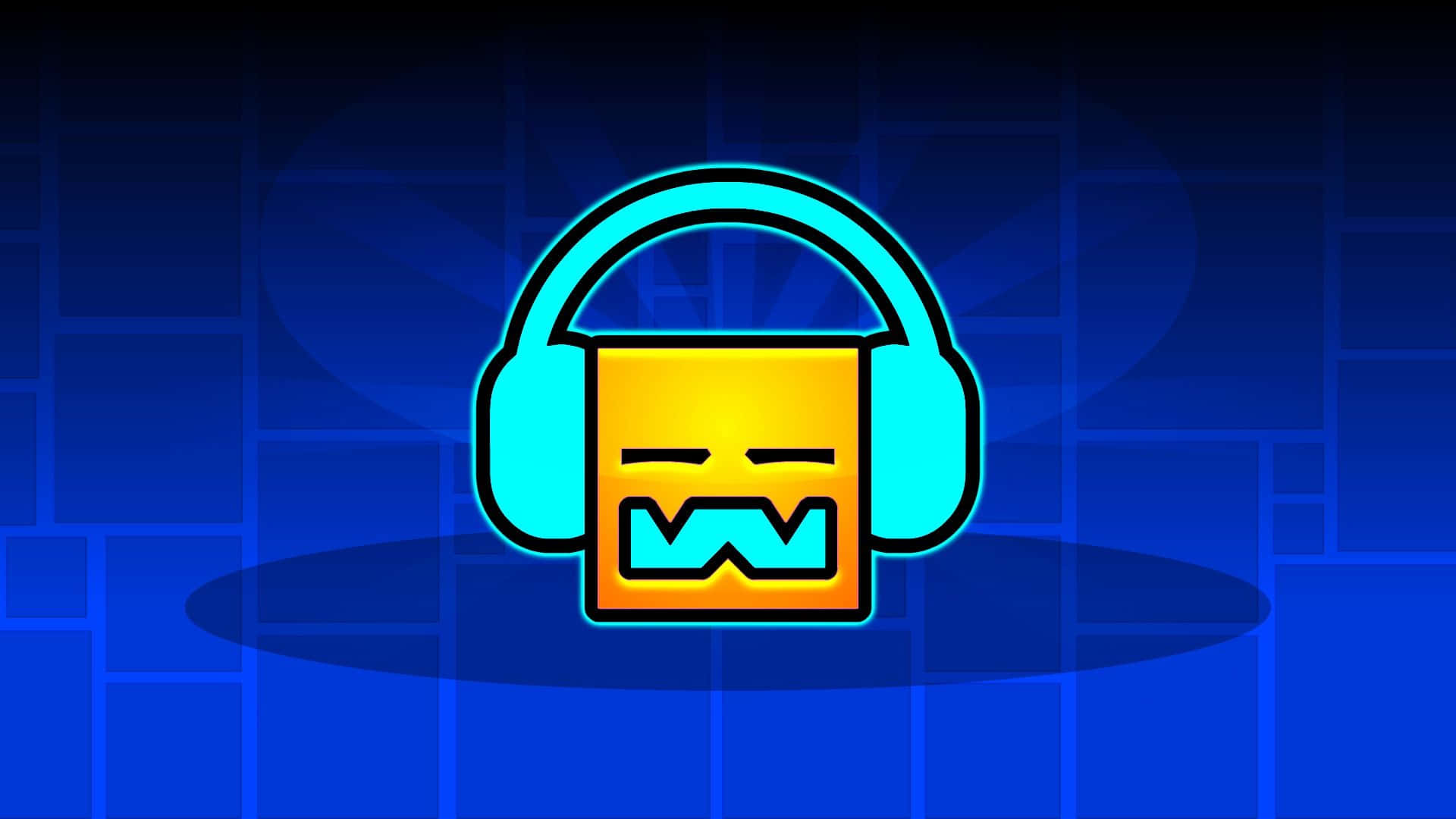 Geometry Dash Logo Background