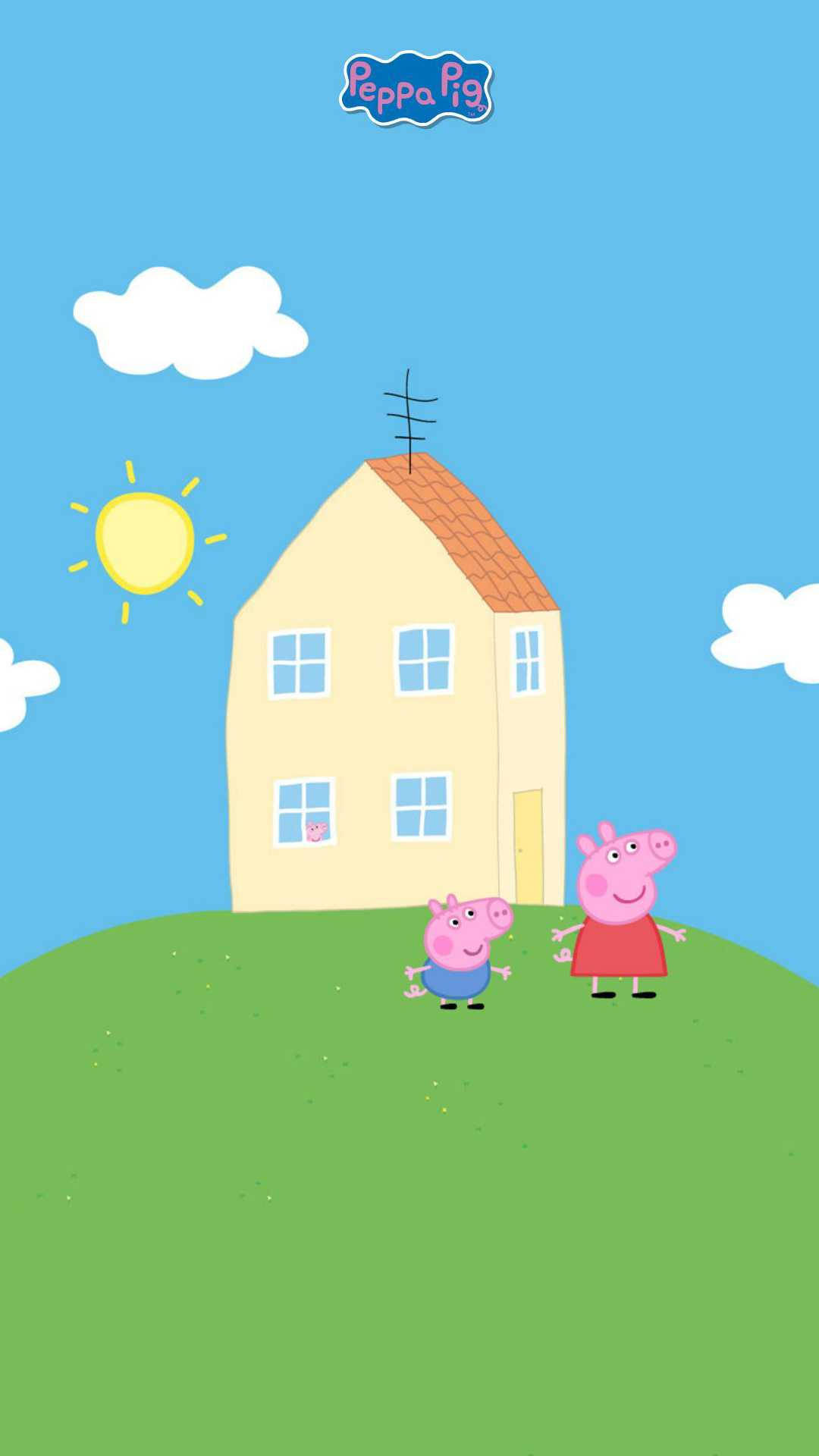 George And Peppa Pig Iphone Background