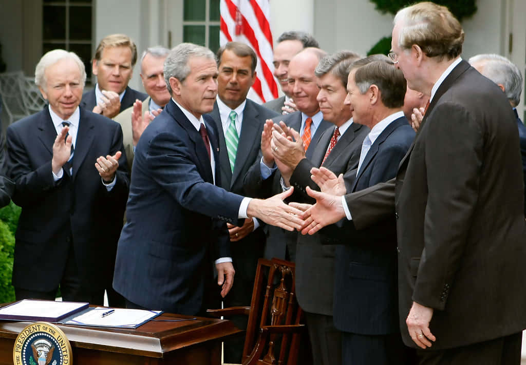George Bush Politicians Jay Rockefeller Background