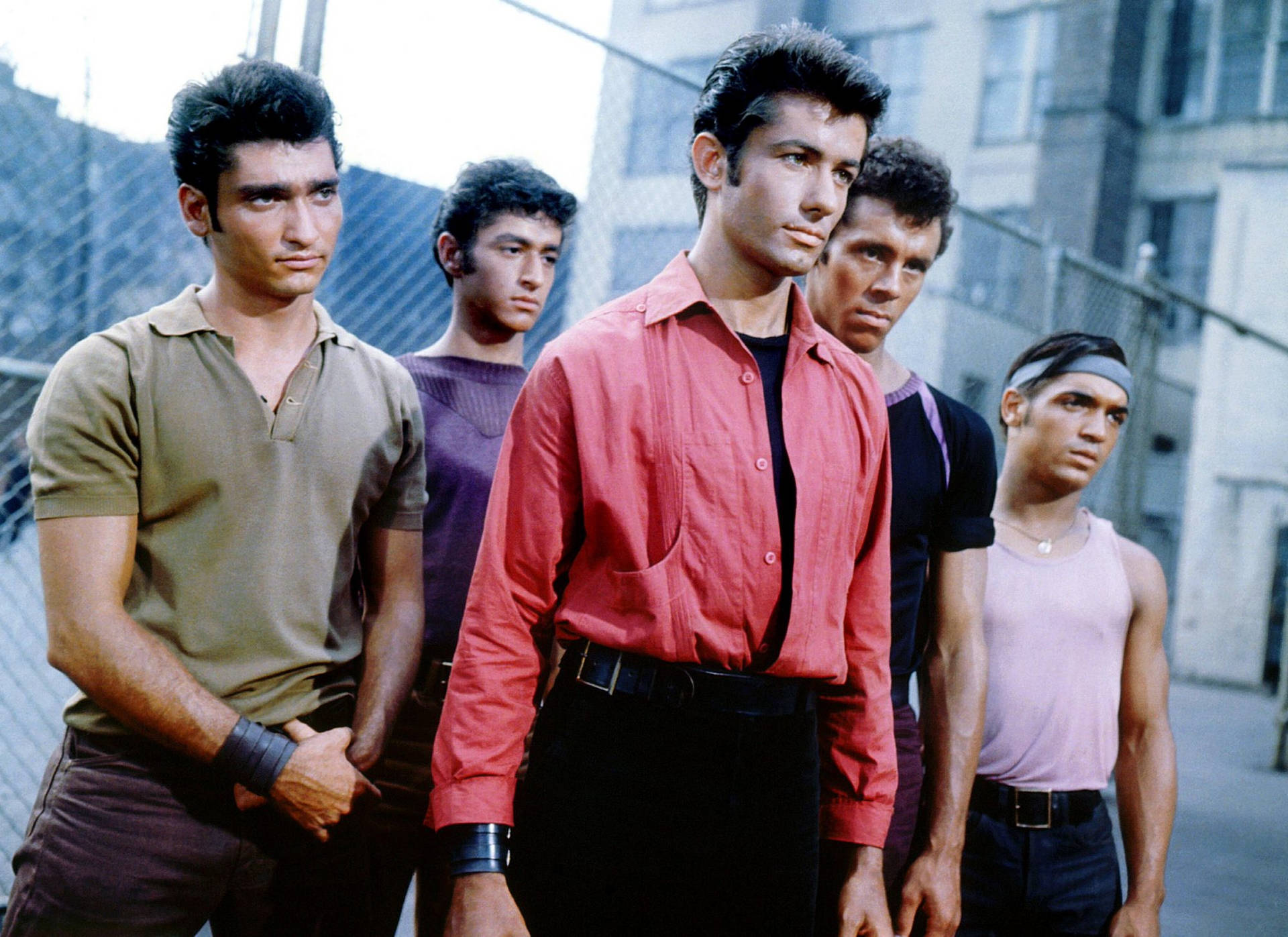 George Chakiris As Bernardo, The Gang Leader In West Side Story Background