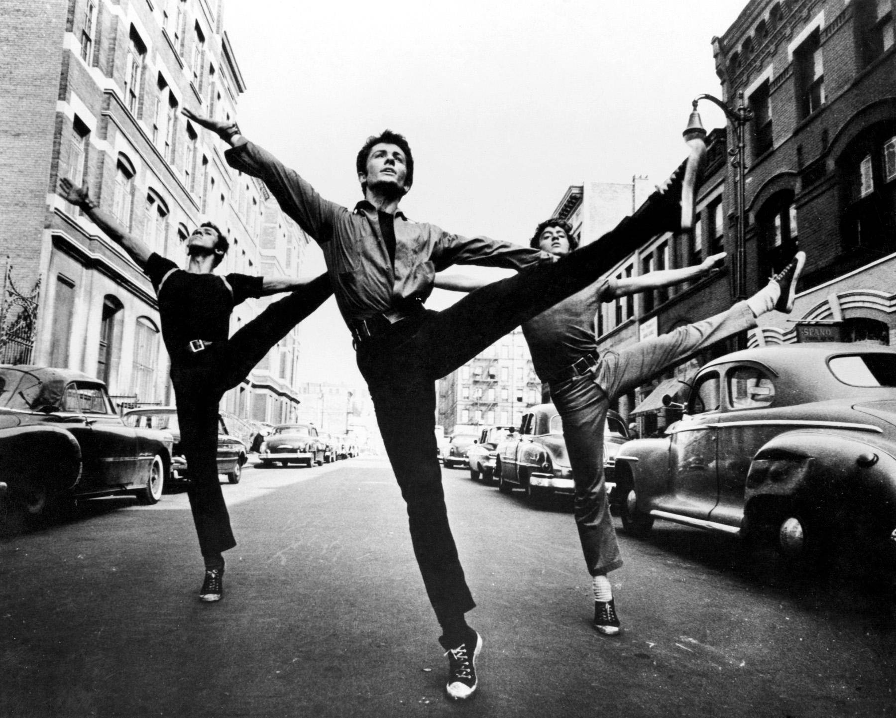 George Chakiris Dancing West Side Story Background