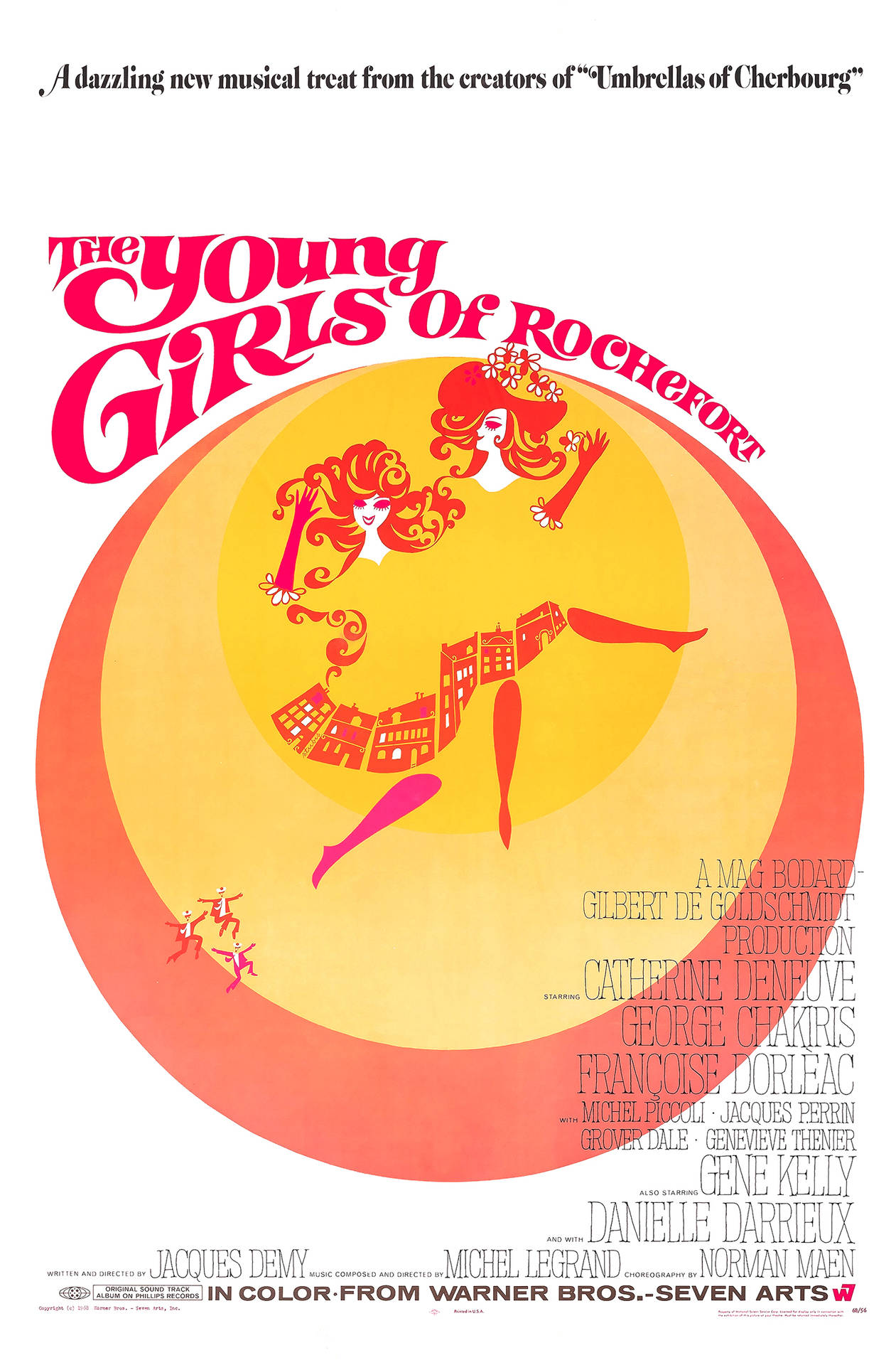 George Chakiris The Young Girls Of Rochefort Poster Background