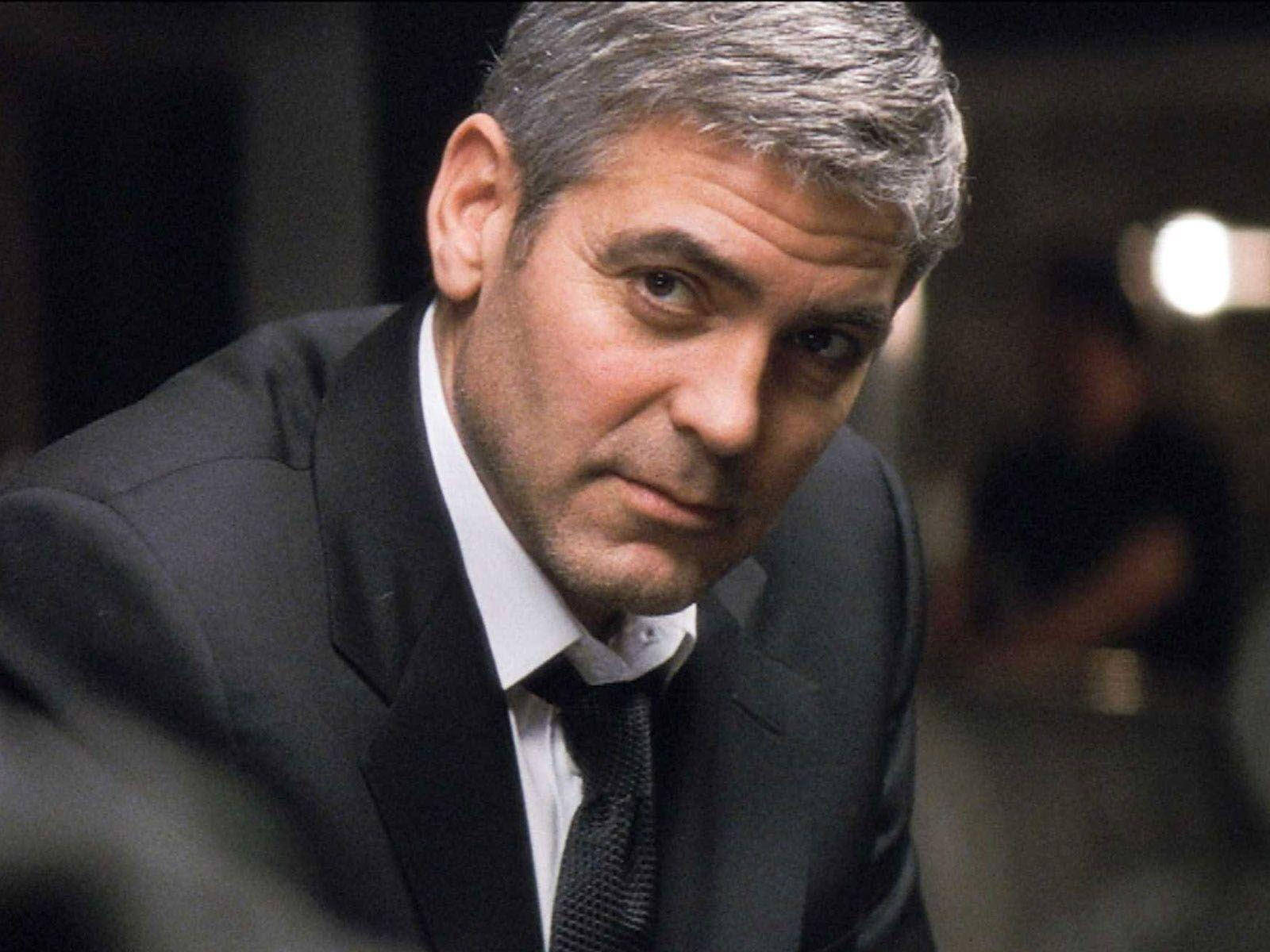 George Clooney Black Aesthetic Background