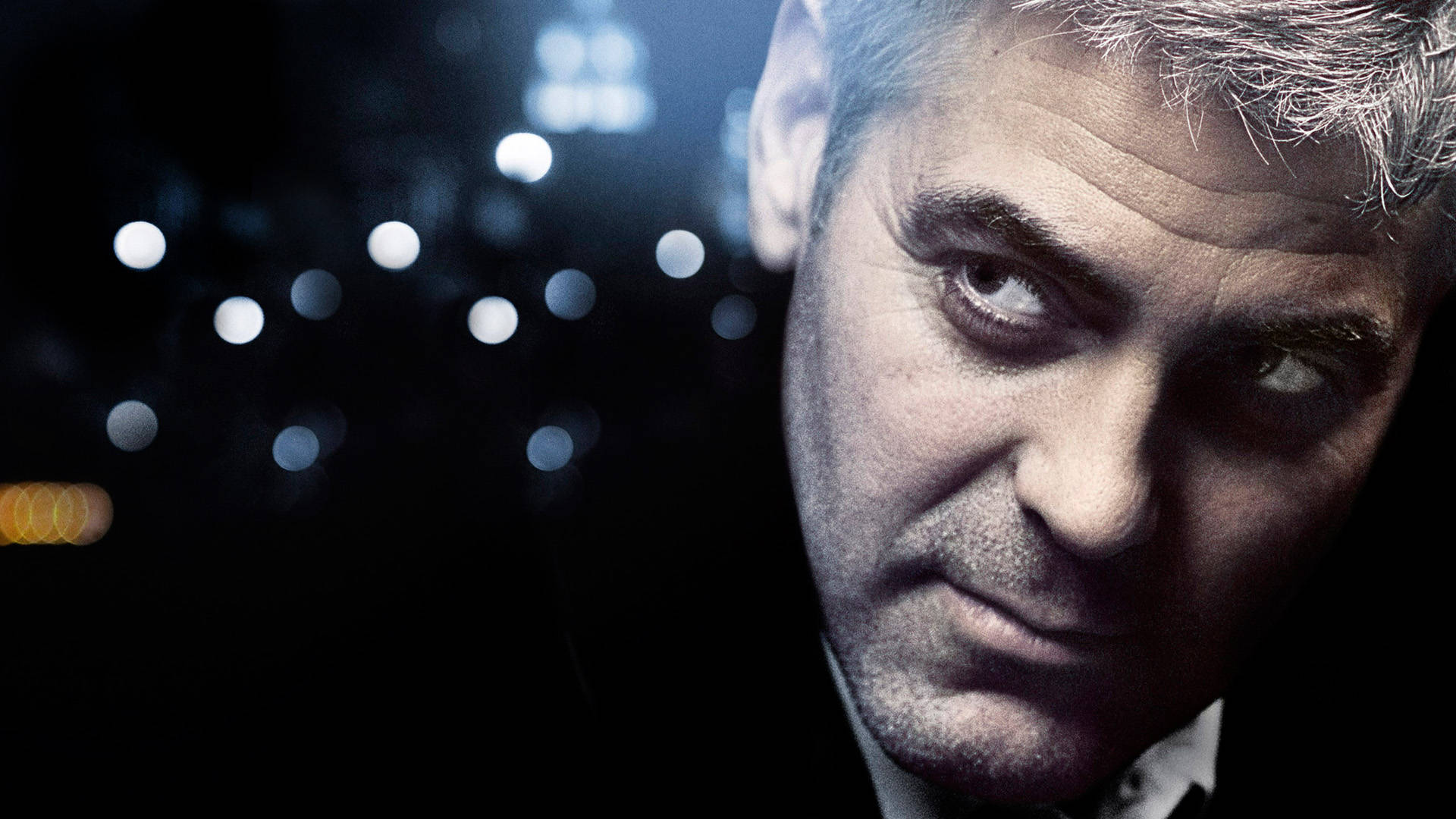 George Clooney Blurry Lights Background