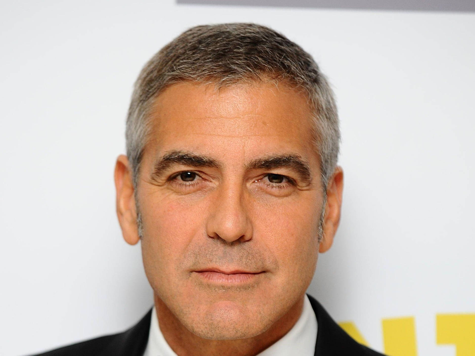 George Clooney Close-up Face Background