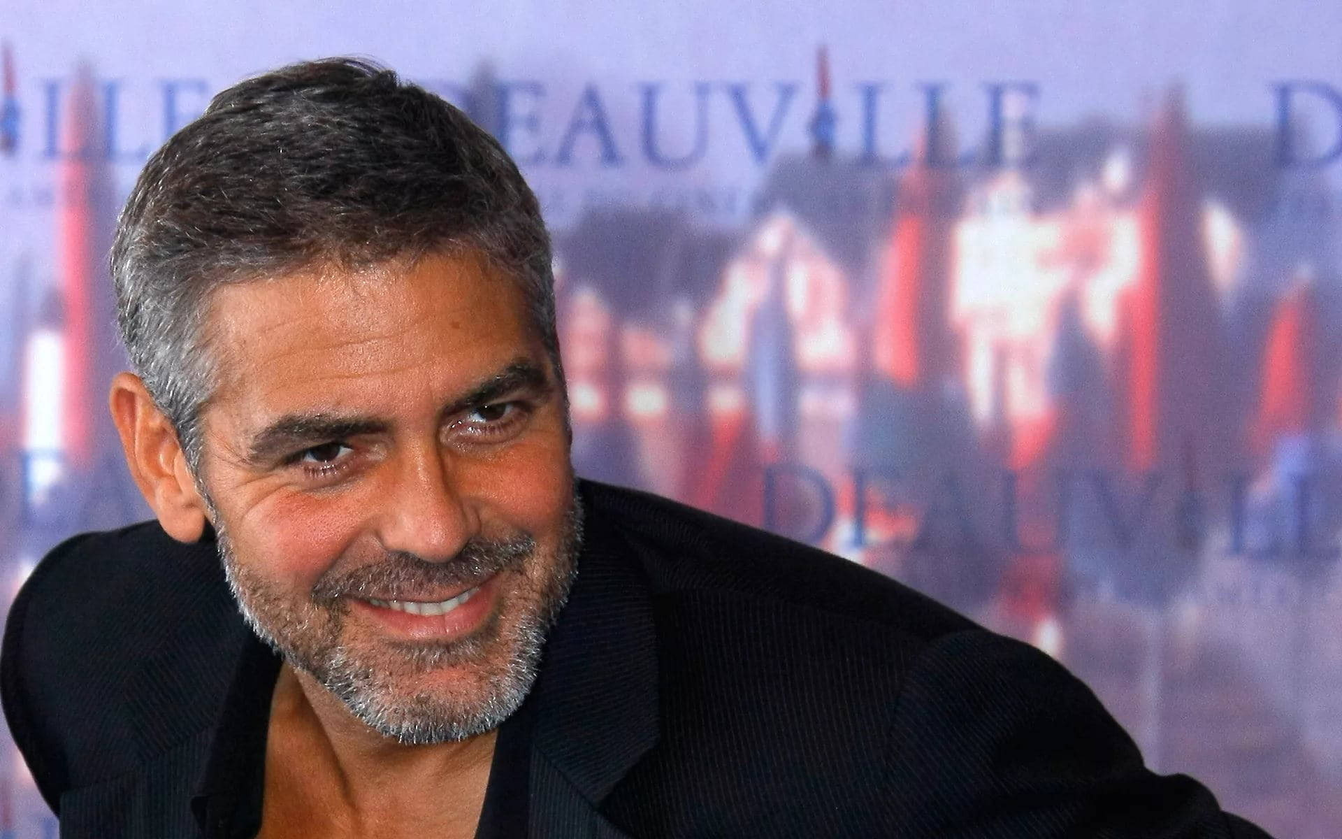 George Clooney Famous Film Actor Background