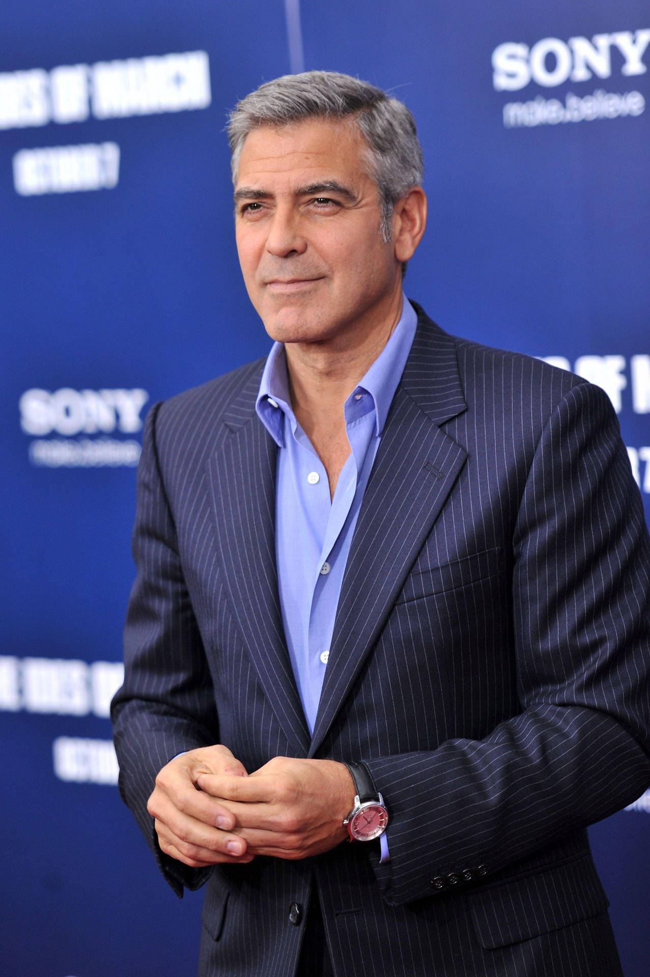 George Clooney The Ides Of March Premiere Background