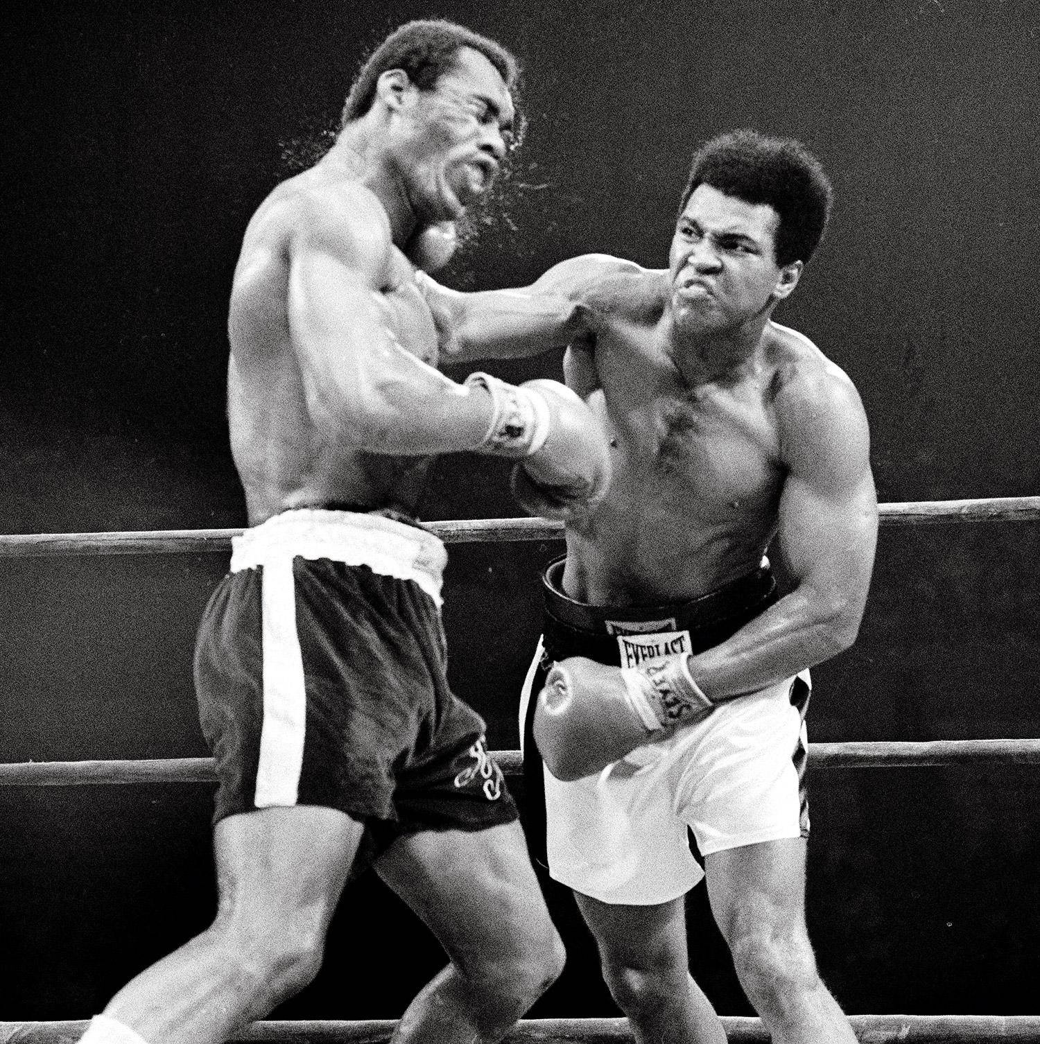 George Foreman And Muhammad Ali Fight Background