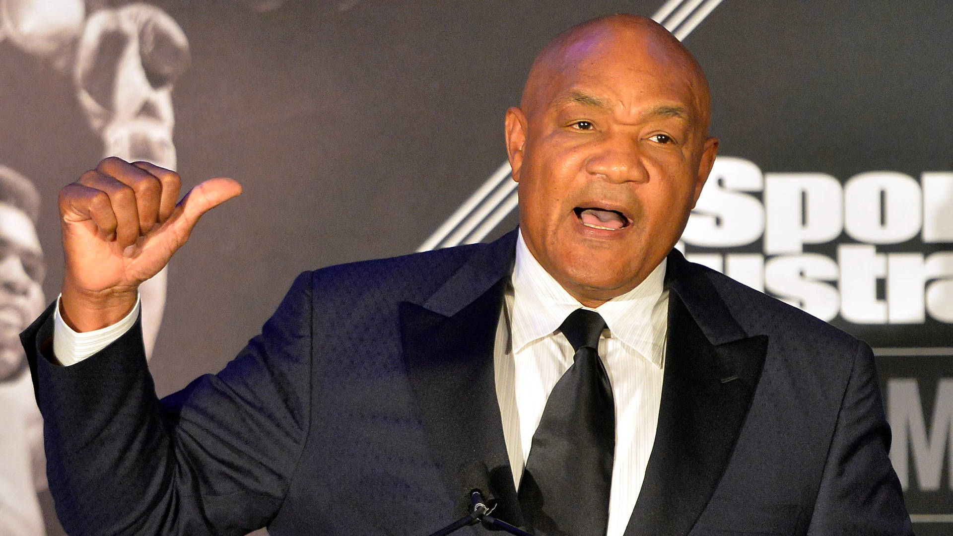 George Foreman At Sports Illustrated Event