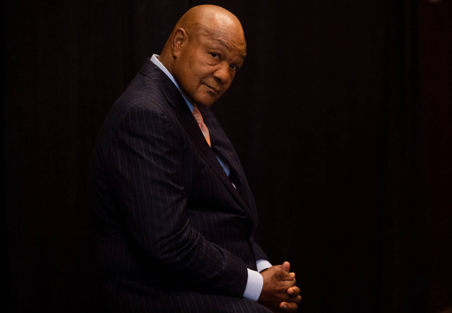 George Foreman Side View Background