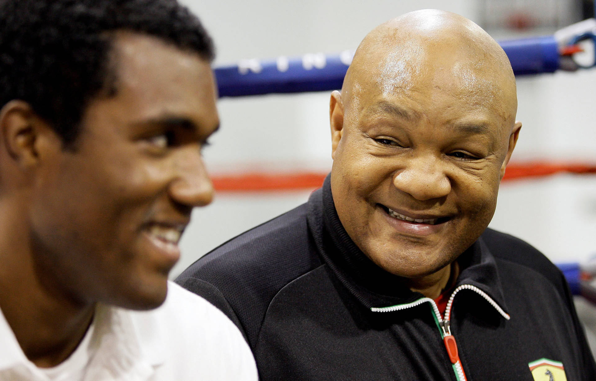 George Foreman With Son