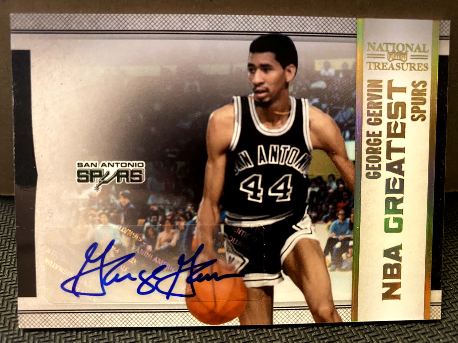 George Gervin San Antonio Spurs Card Background
