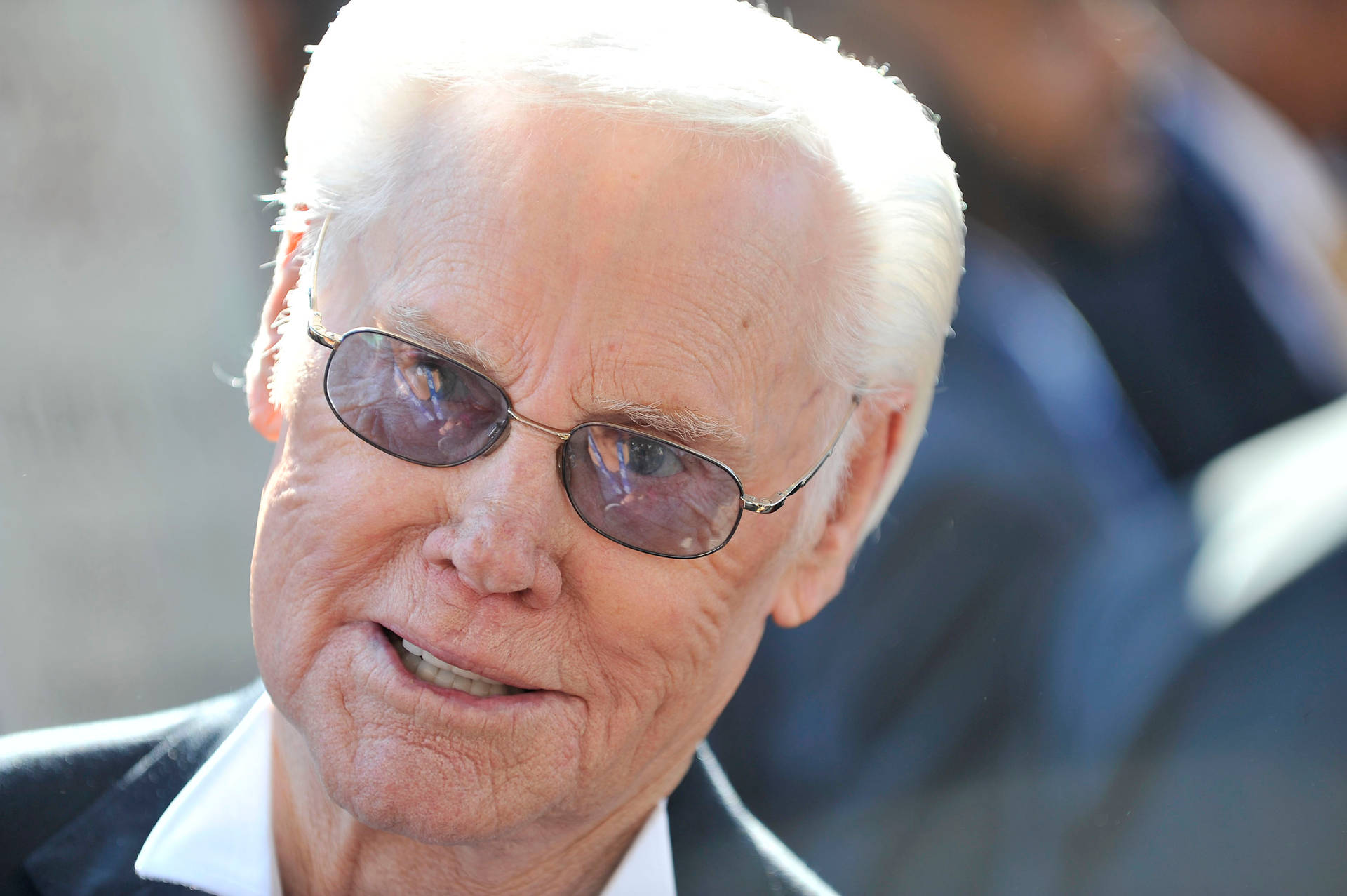 George Jones Candid Paparazzi Photo Background