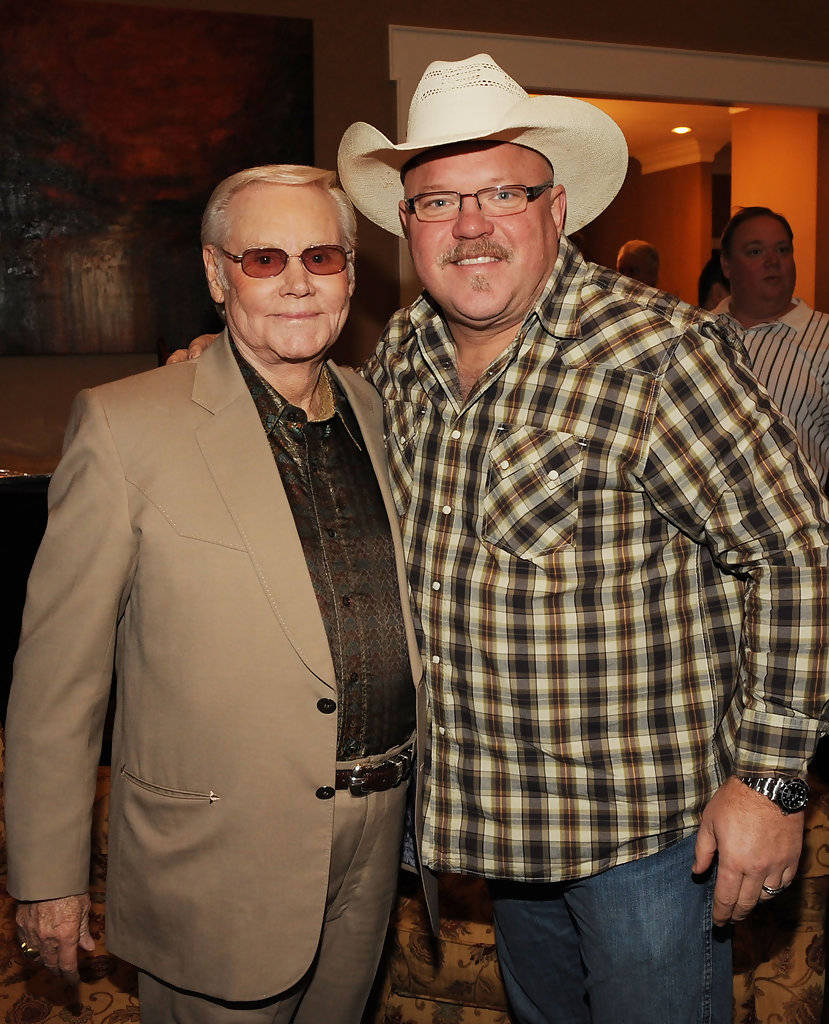 George Jones Chad Brock Casual Photo