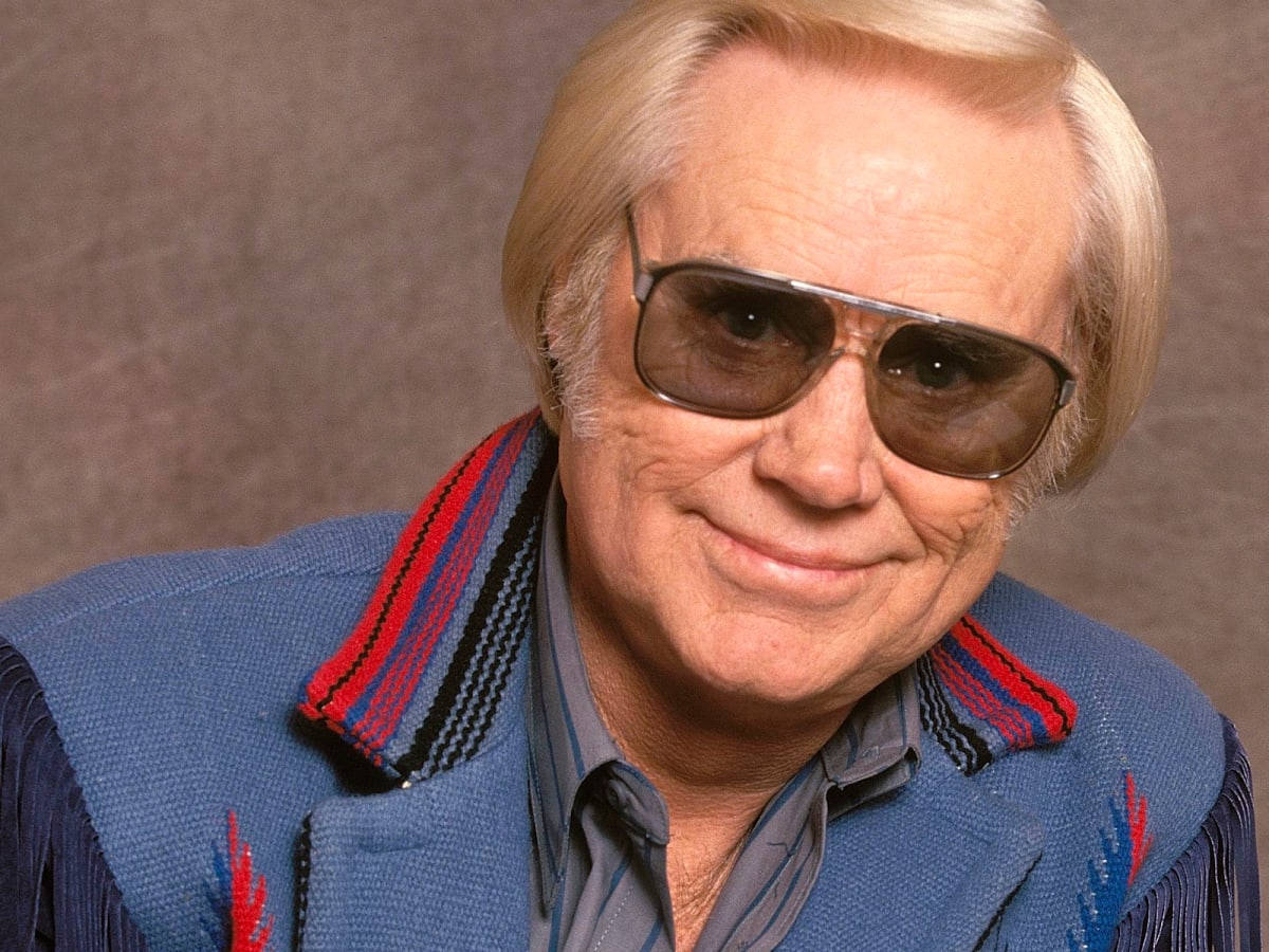 George Jones Smiling Profile Photography Background