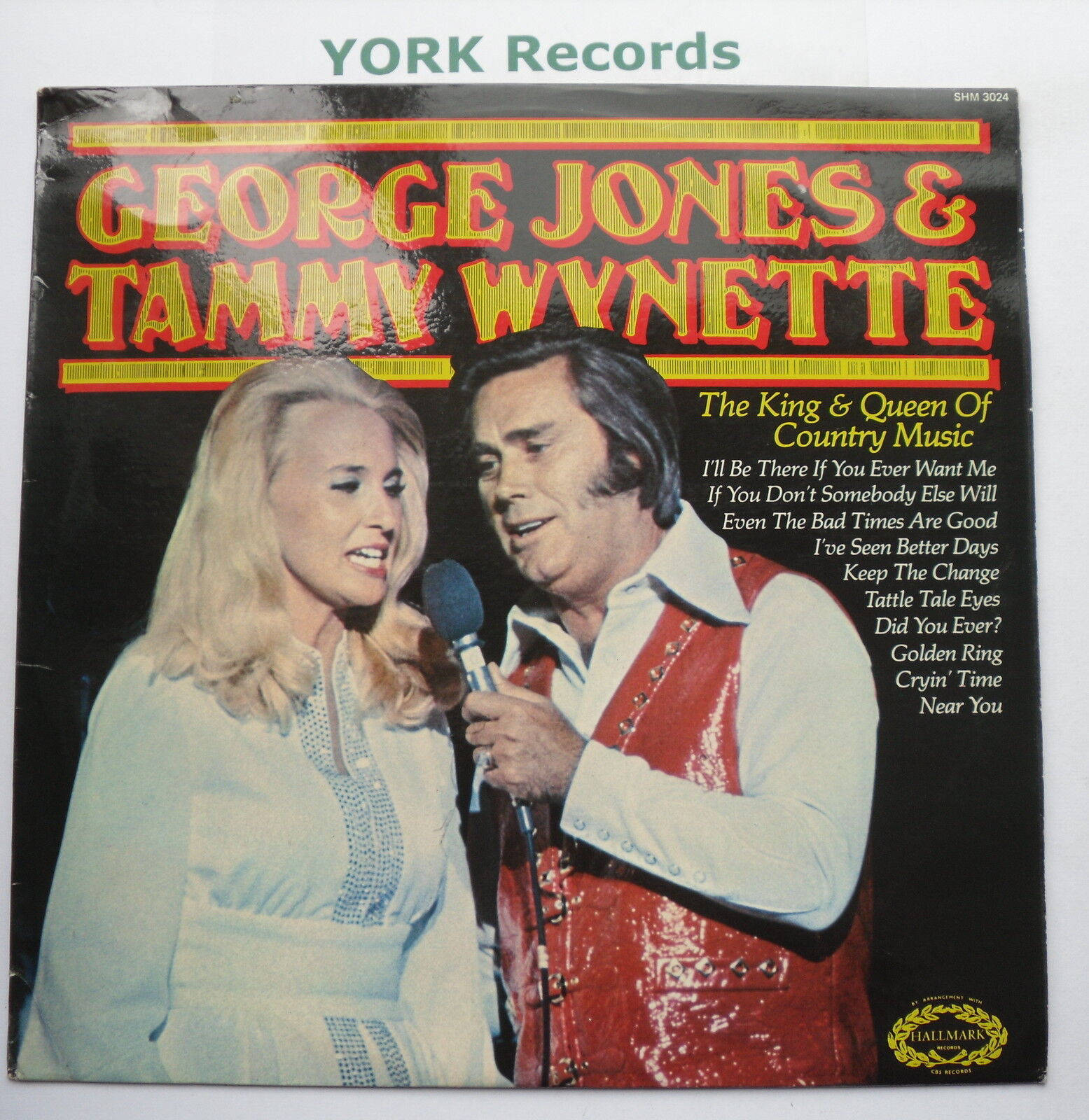 George Jones Tammy Wynette Vintage Poster Photo