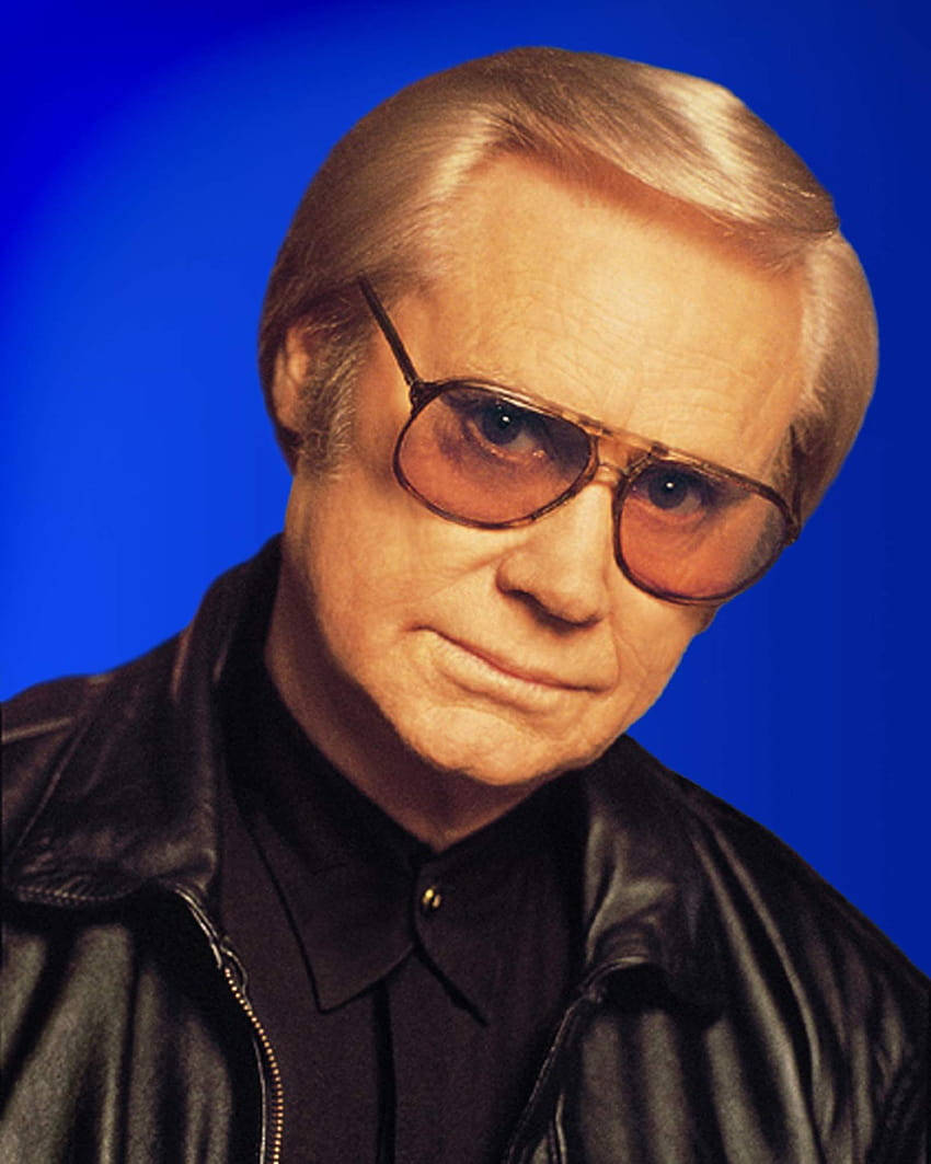 George Jones Vintage Profile Photography Background