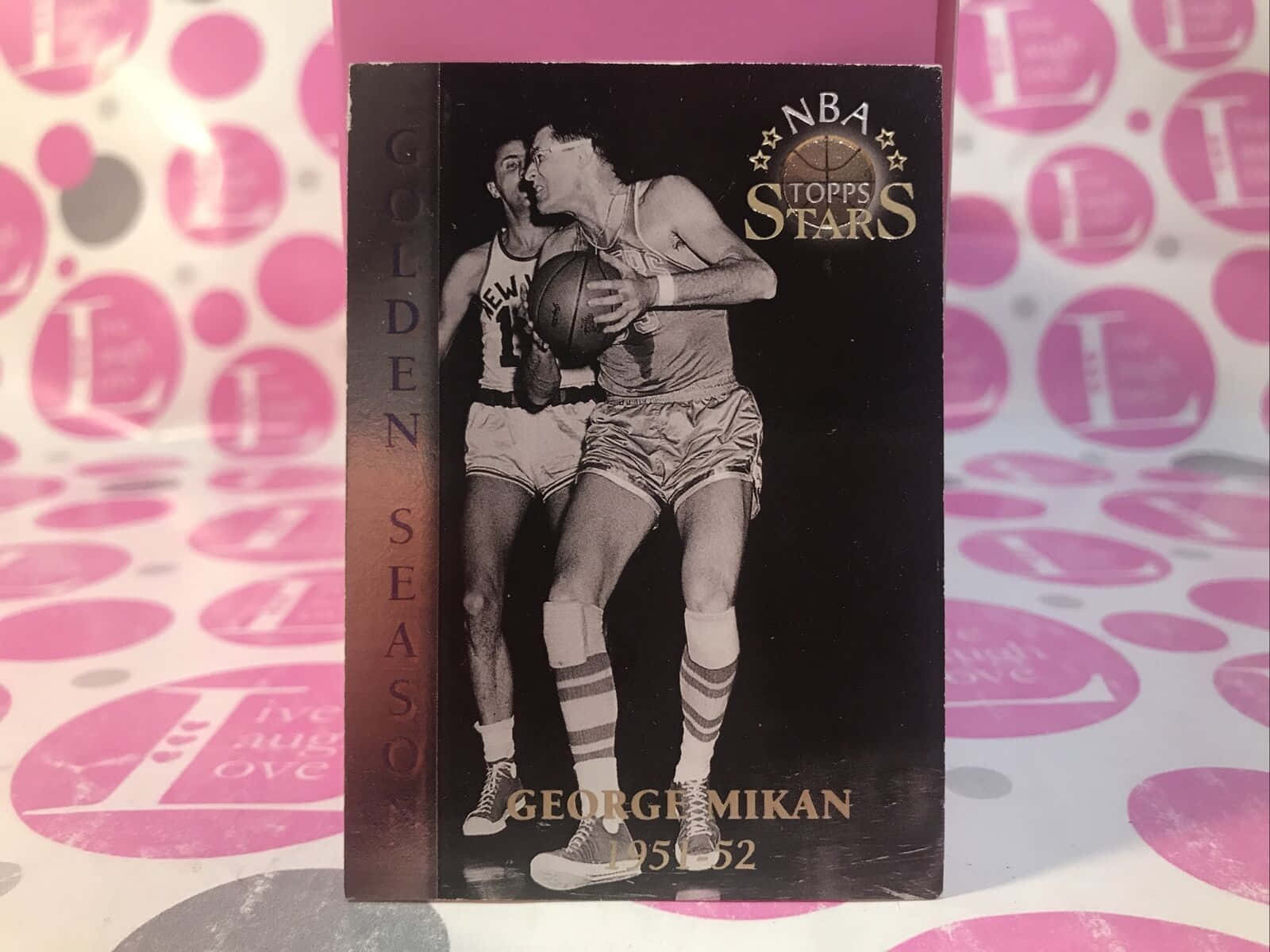 George Mikan 1996-97 Topps Nba Card Background