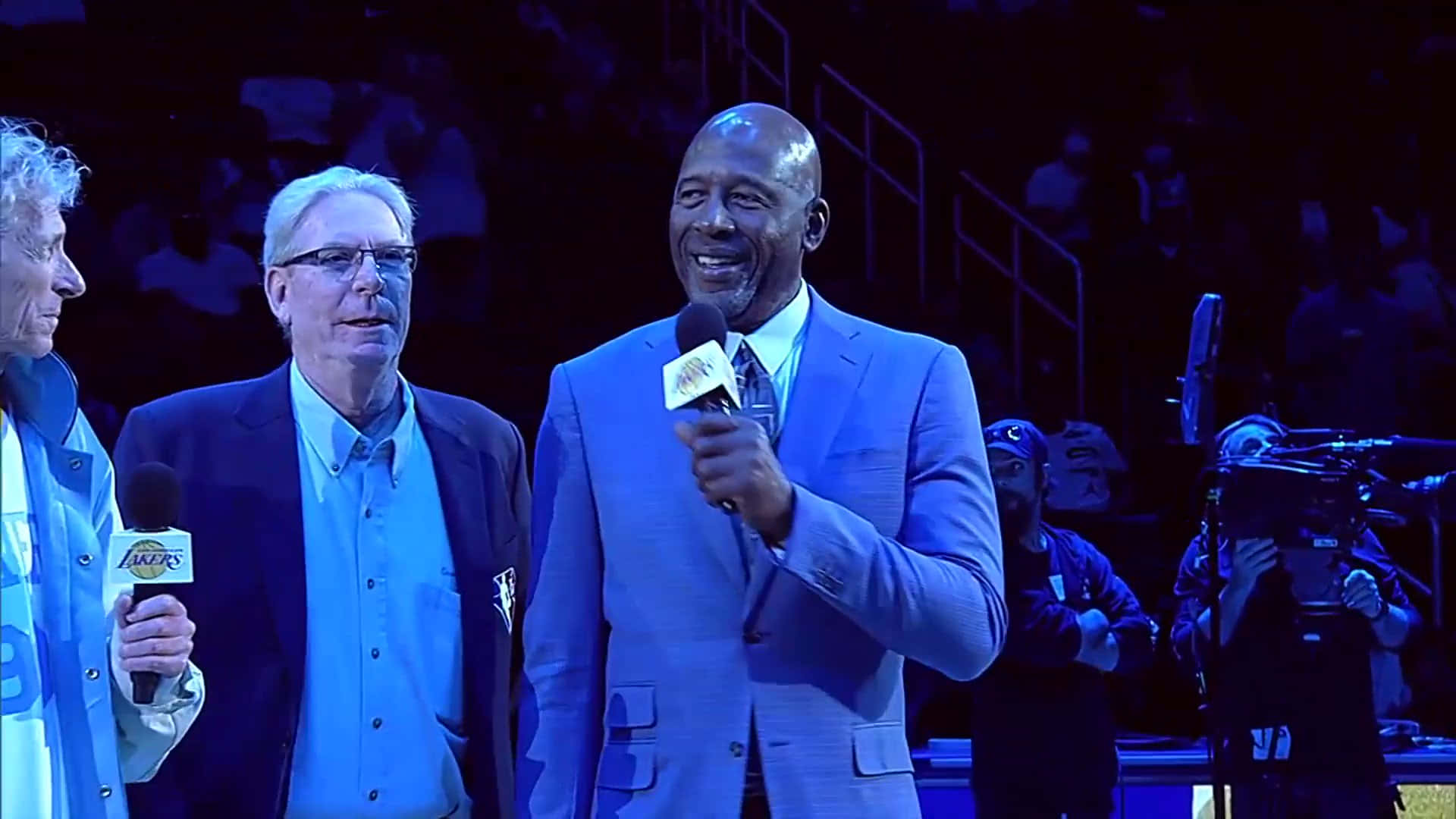 George Mikan Jersey Retirement Ceremony Background