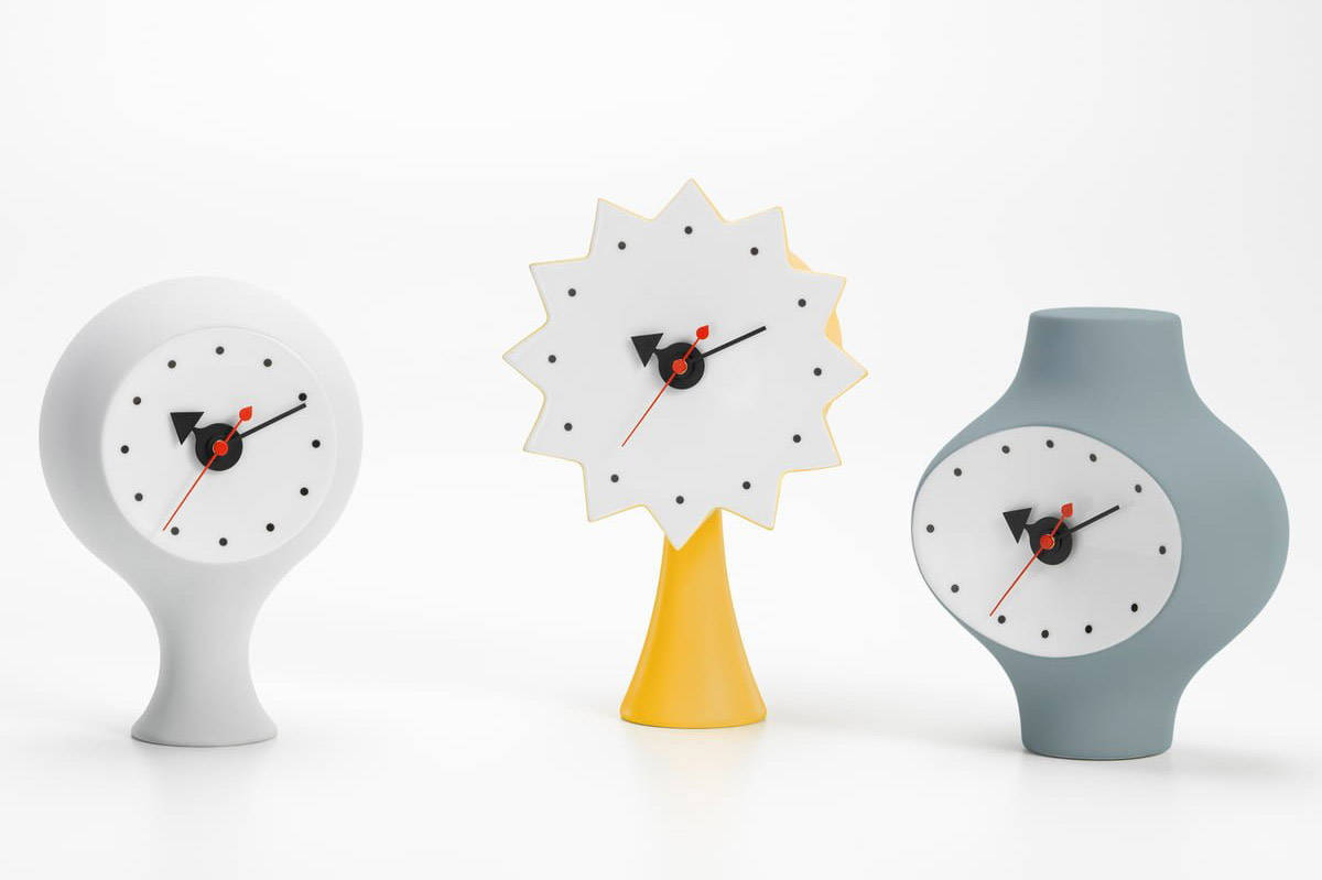 George Nelson Ceramic 3d Clocks Background