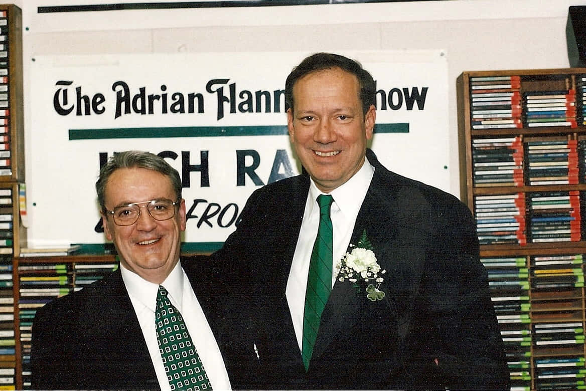 George Pataki With A Man Smiling